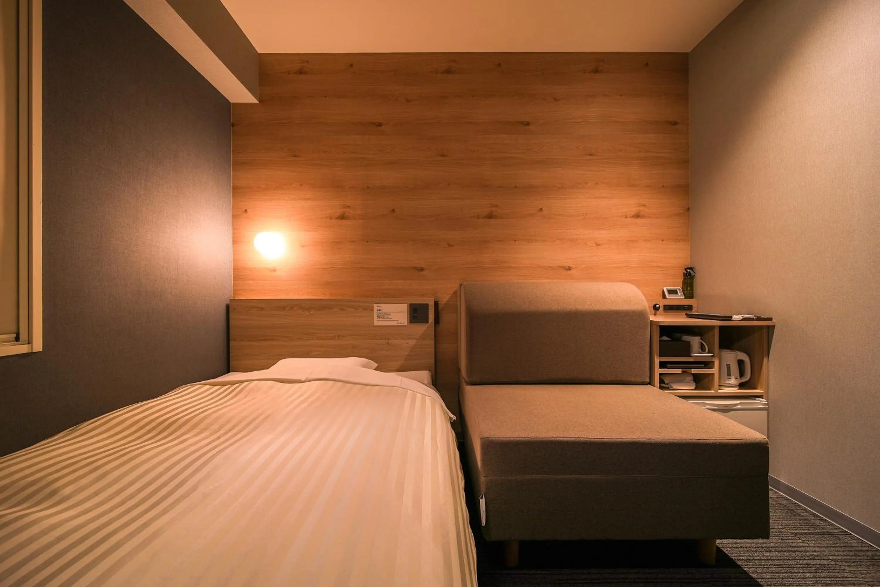 Bed in Super Hotel Utsunomiya