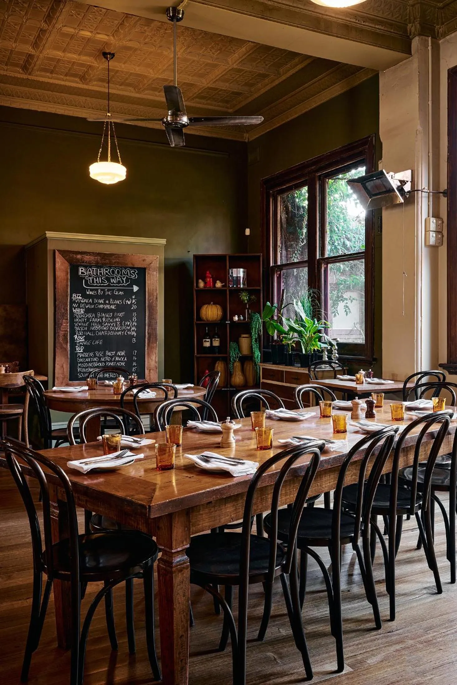Dining area in Healesville Hotel