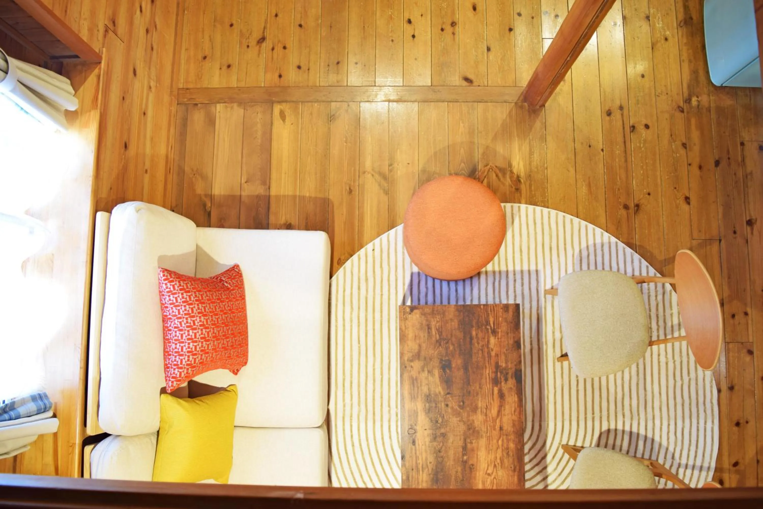 Living room in PICA Fujiyoshida