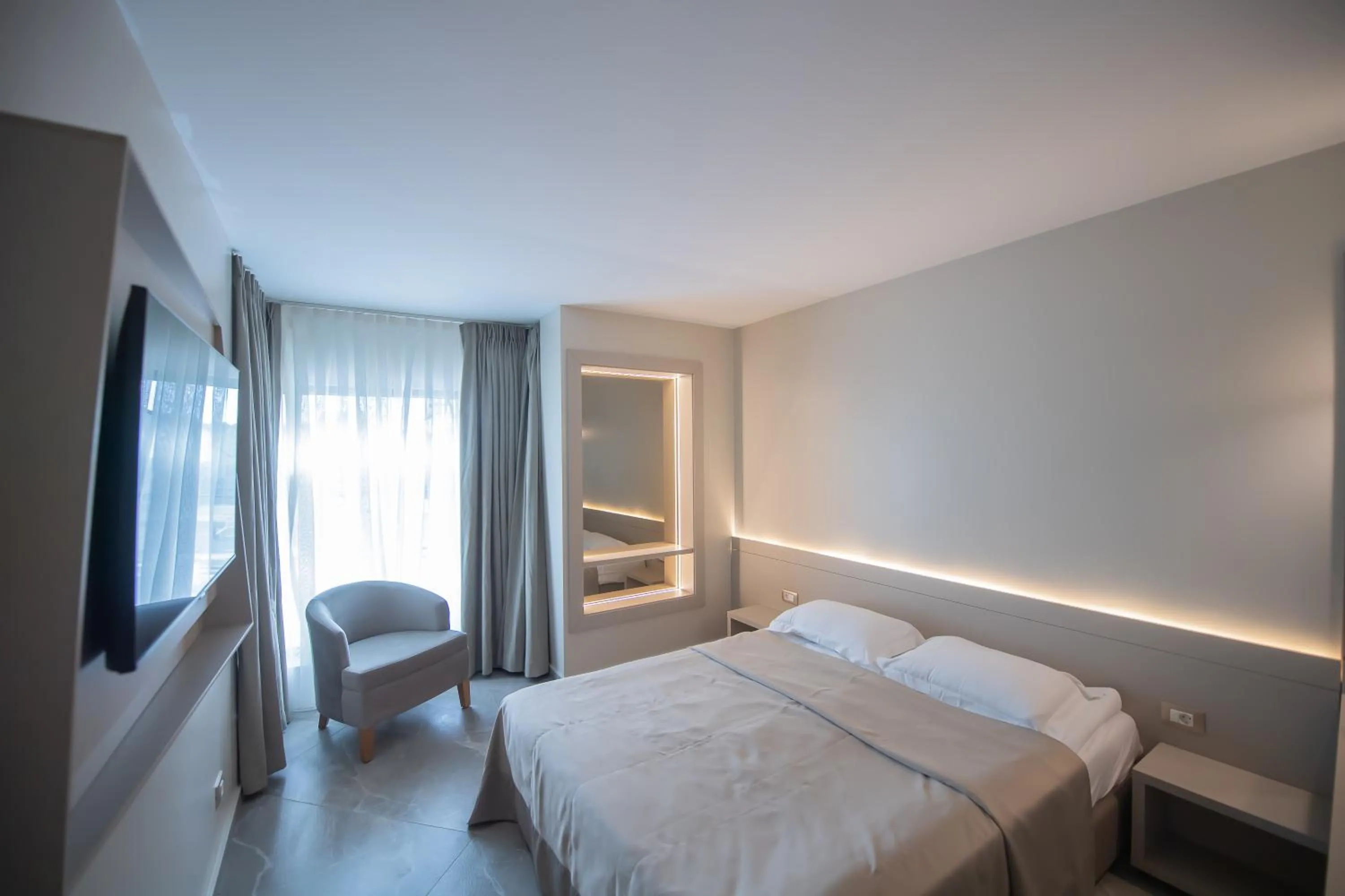 Bed in Hotel Atena***