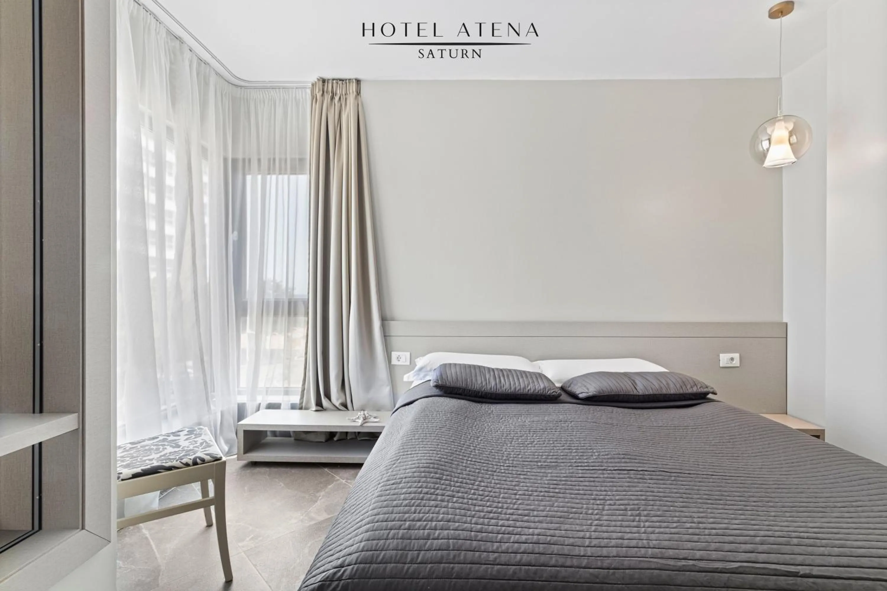 Bed in Hotel Atena***
