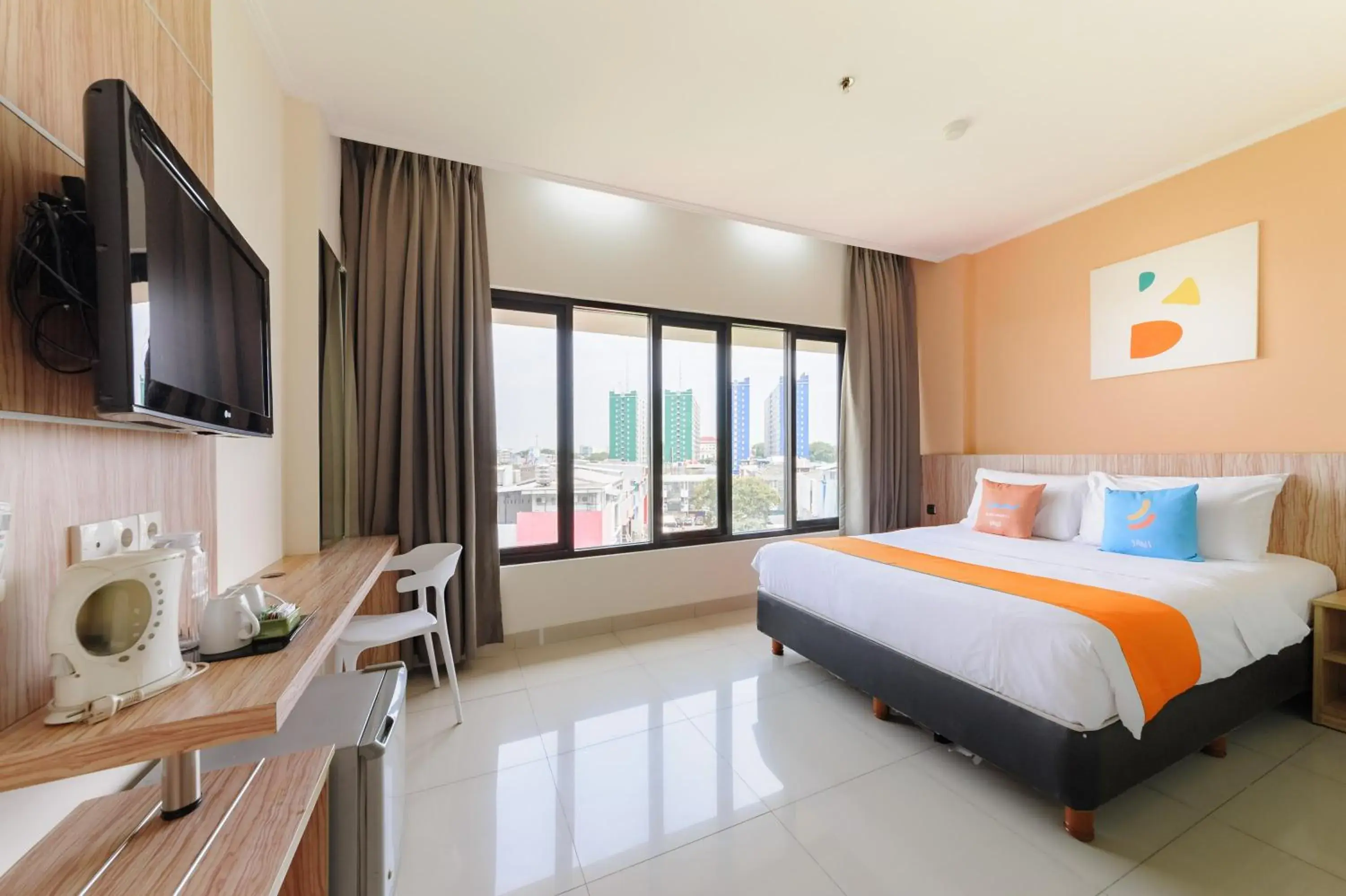 Bedroom, Bed in Sans Hotel The Green Bekasi by RedDoorz Bedroom, Bed in Sans Hotel The Green Bekasi by RedDoorz
