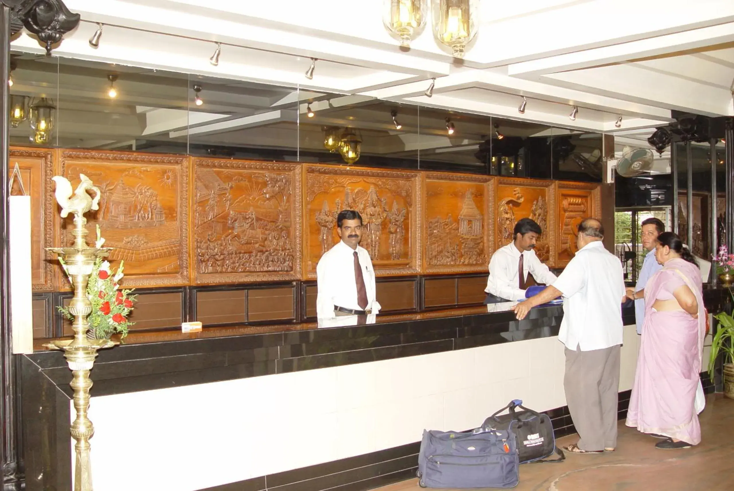 Lobby or reception in Hotel Supreme Lobby or reception in Hotel Supreme