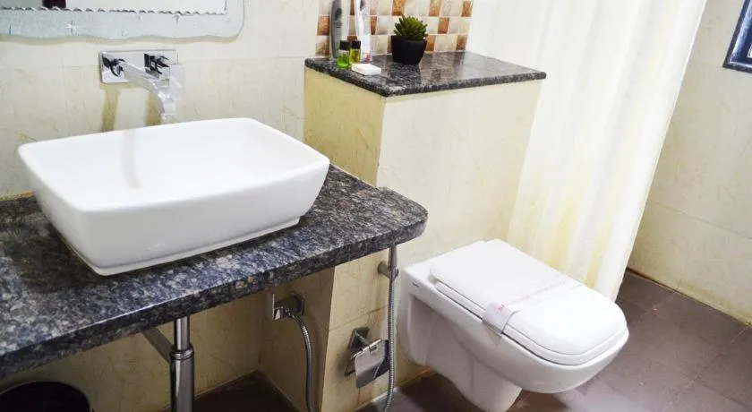 Toilet in Krishna Inn