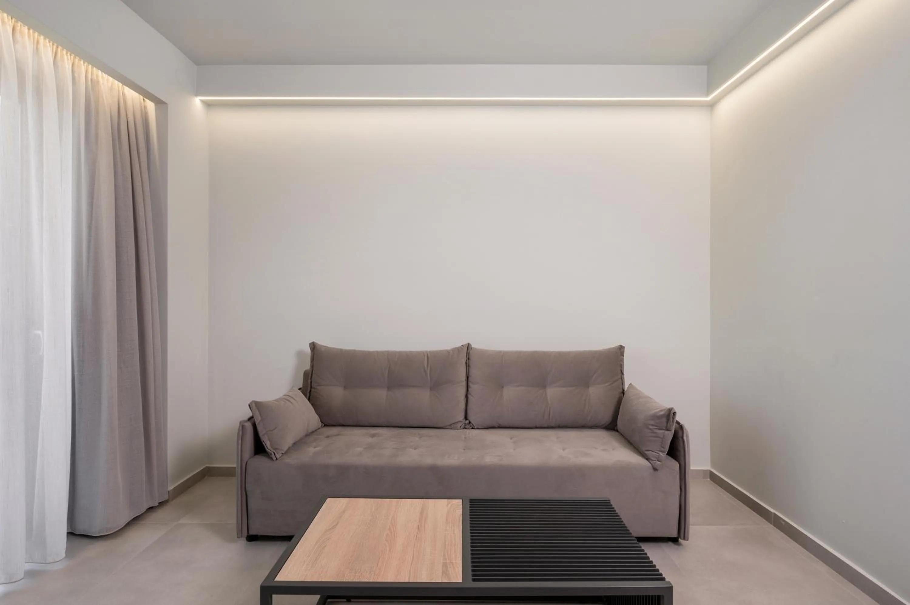 Seating area in Alkionides Seaside Hotel