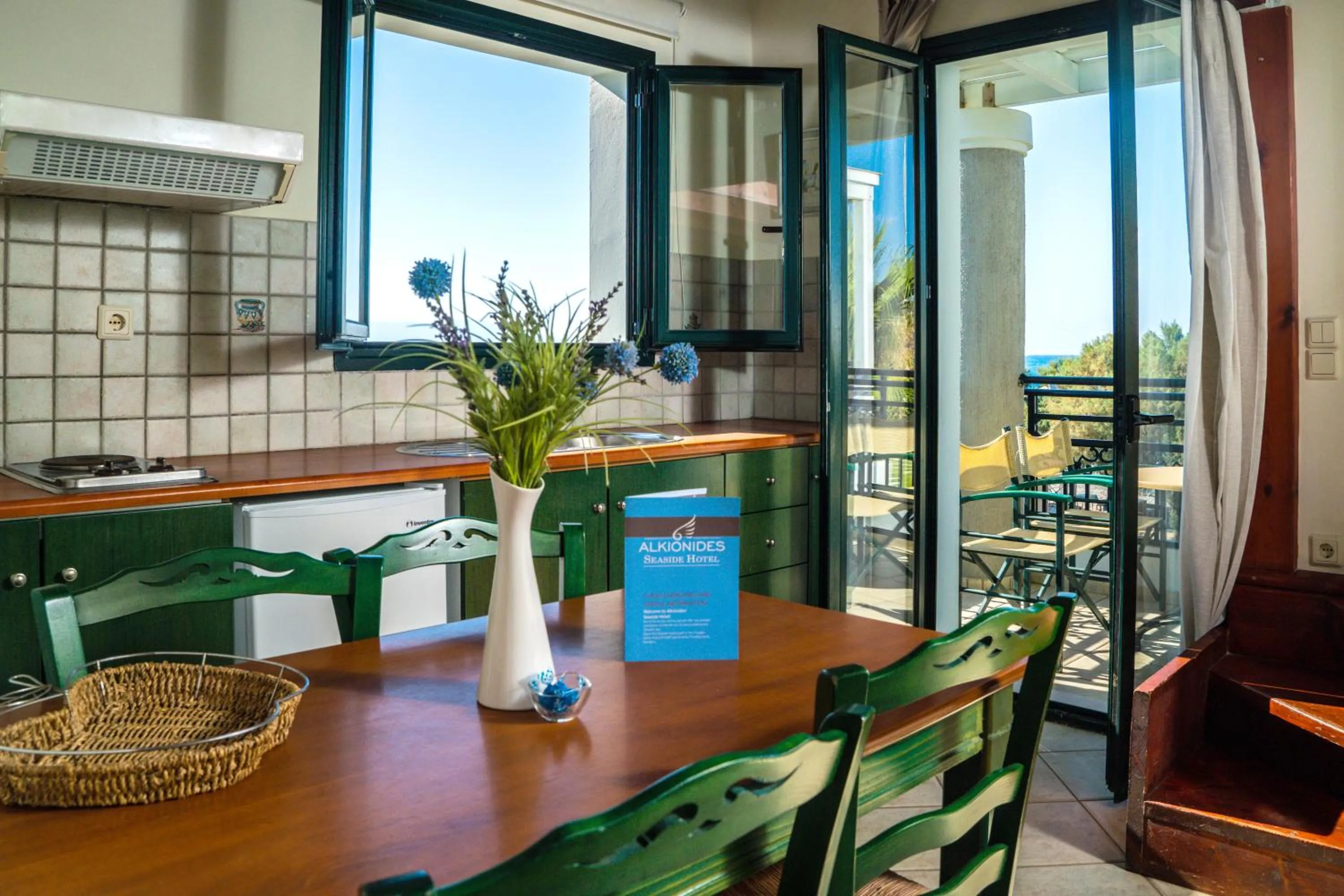 Sea view in Alkionides Seaside Hotel