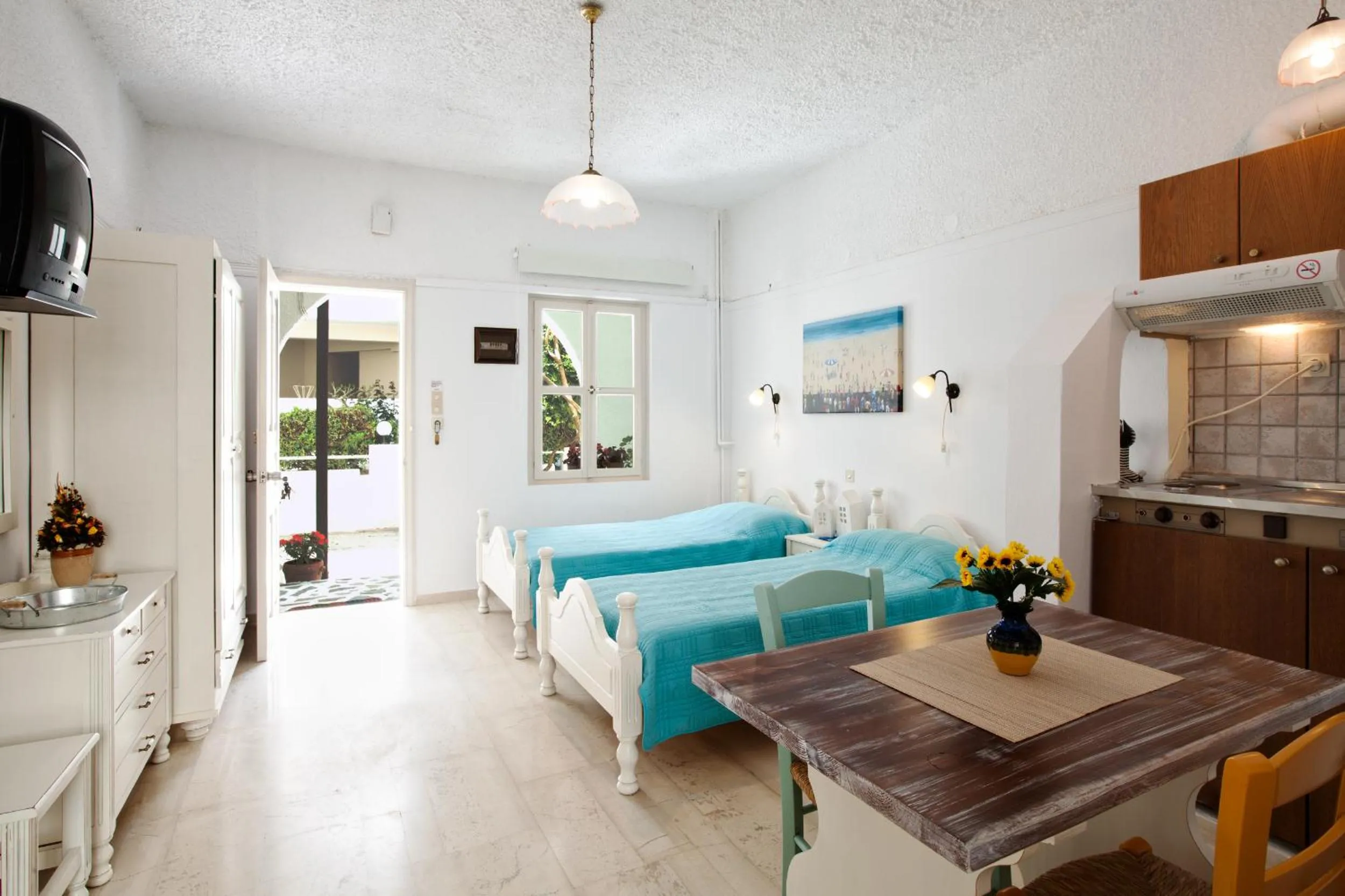 Bedroom in Alkionides Seaside Hotel