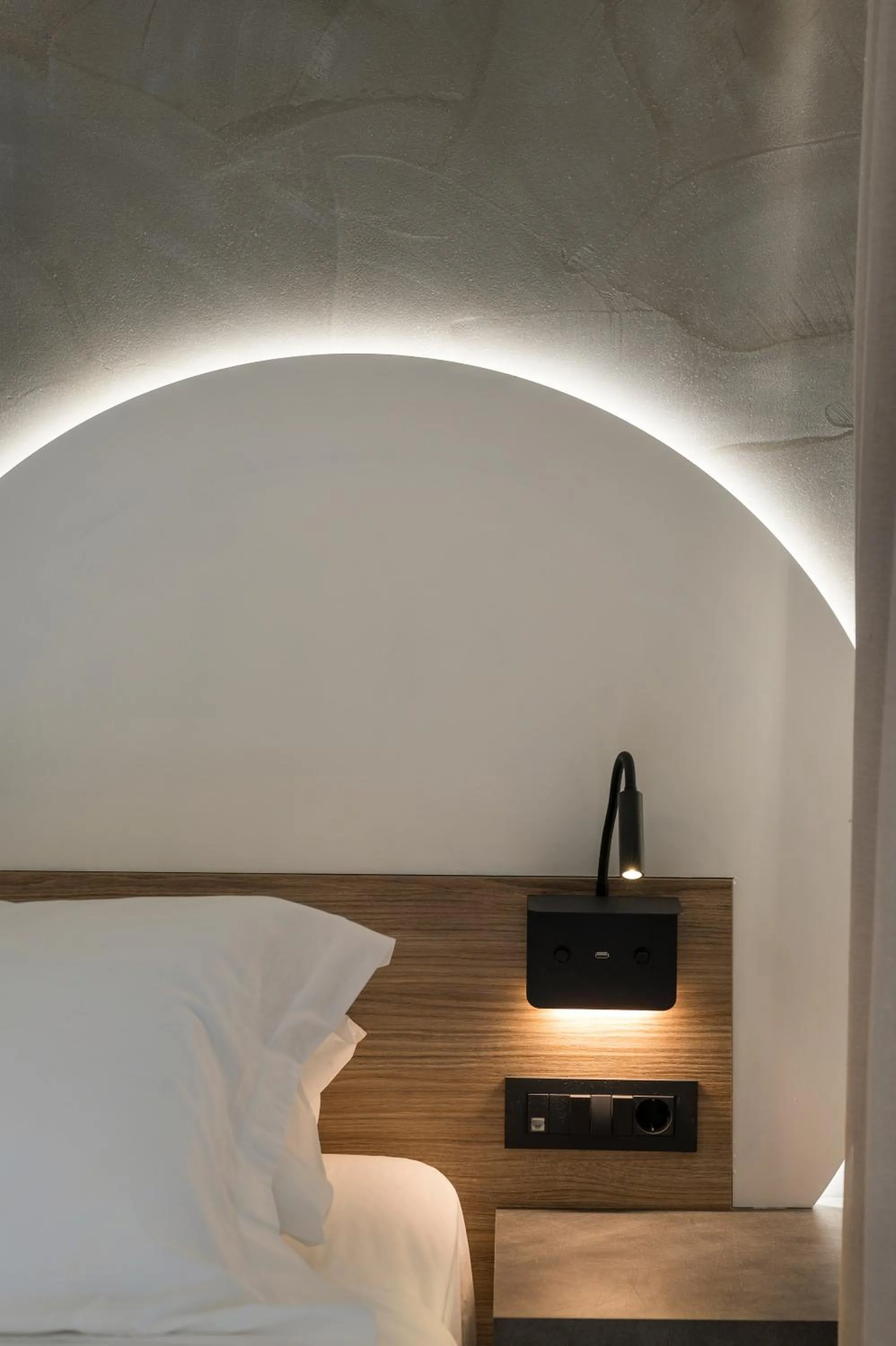 Bedroom, Bed in Alkionides Seaside Hotel