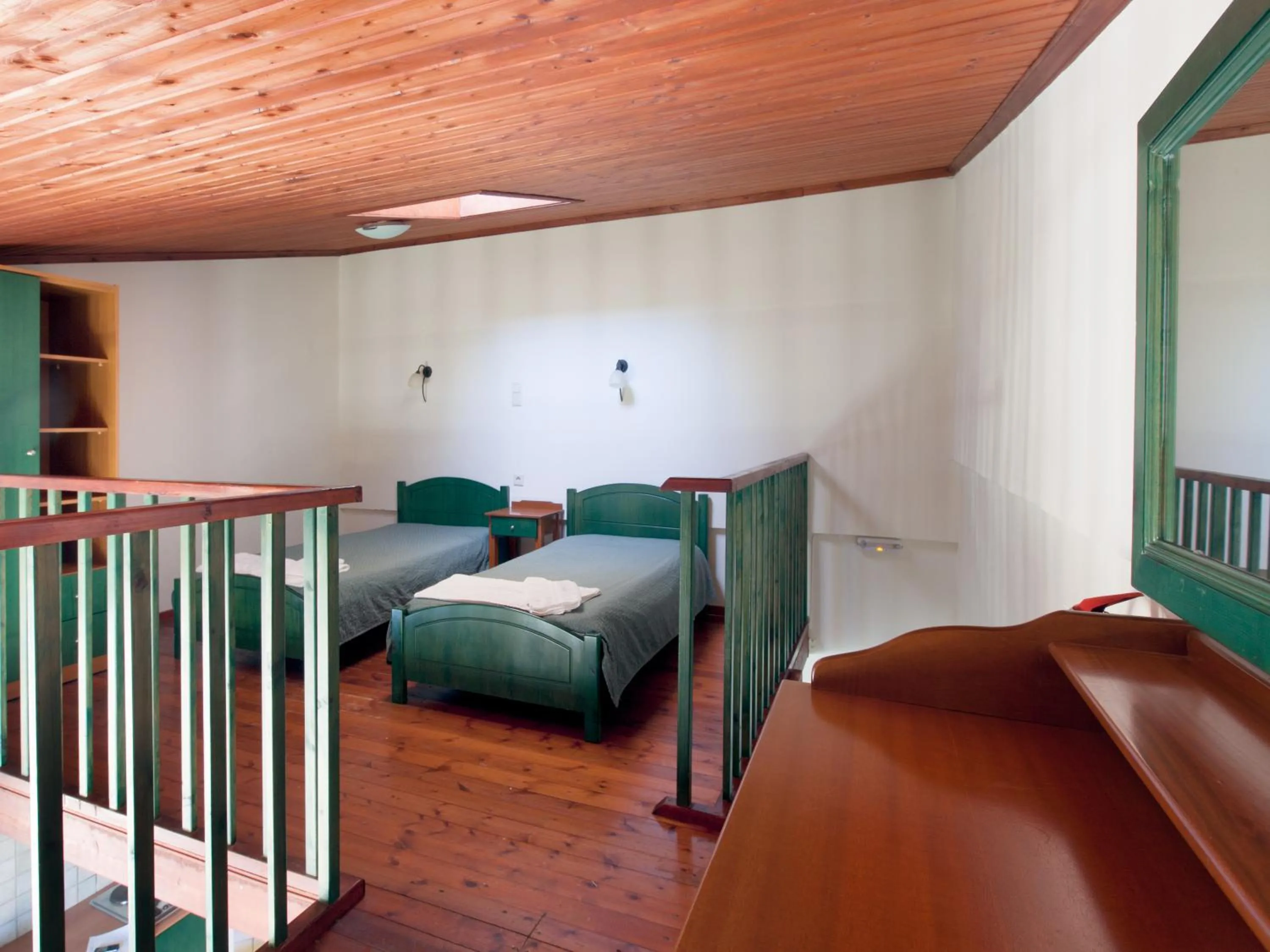 Bedroom, Bed in Alkionides Seaside Hotel
