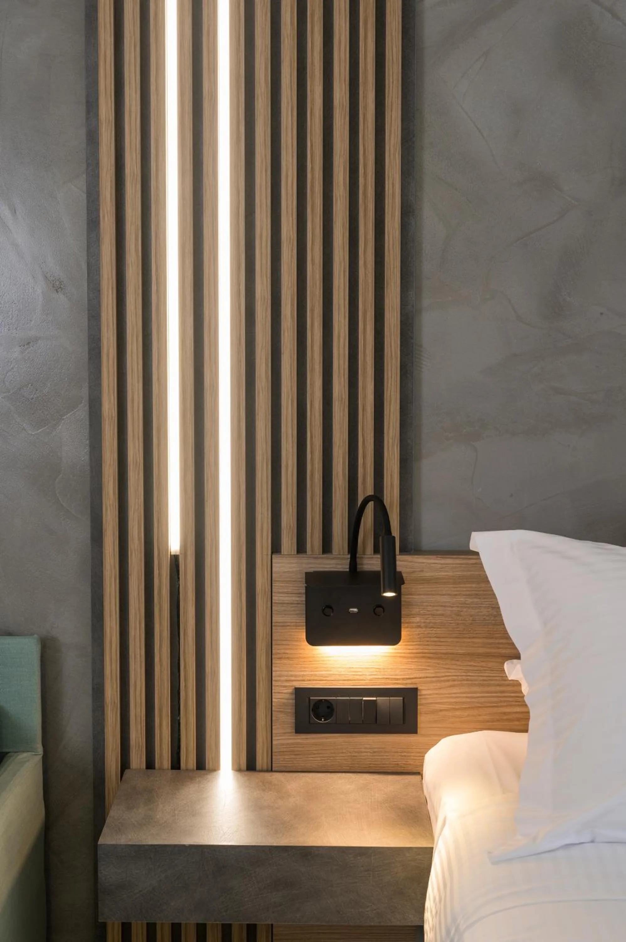 Bedroom, Bed in Alkionides Seaside Hotel