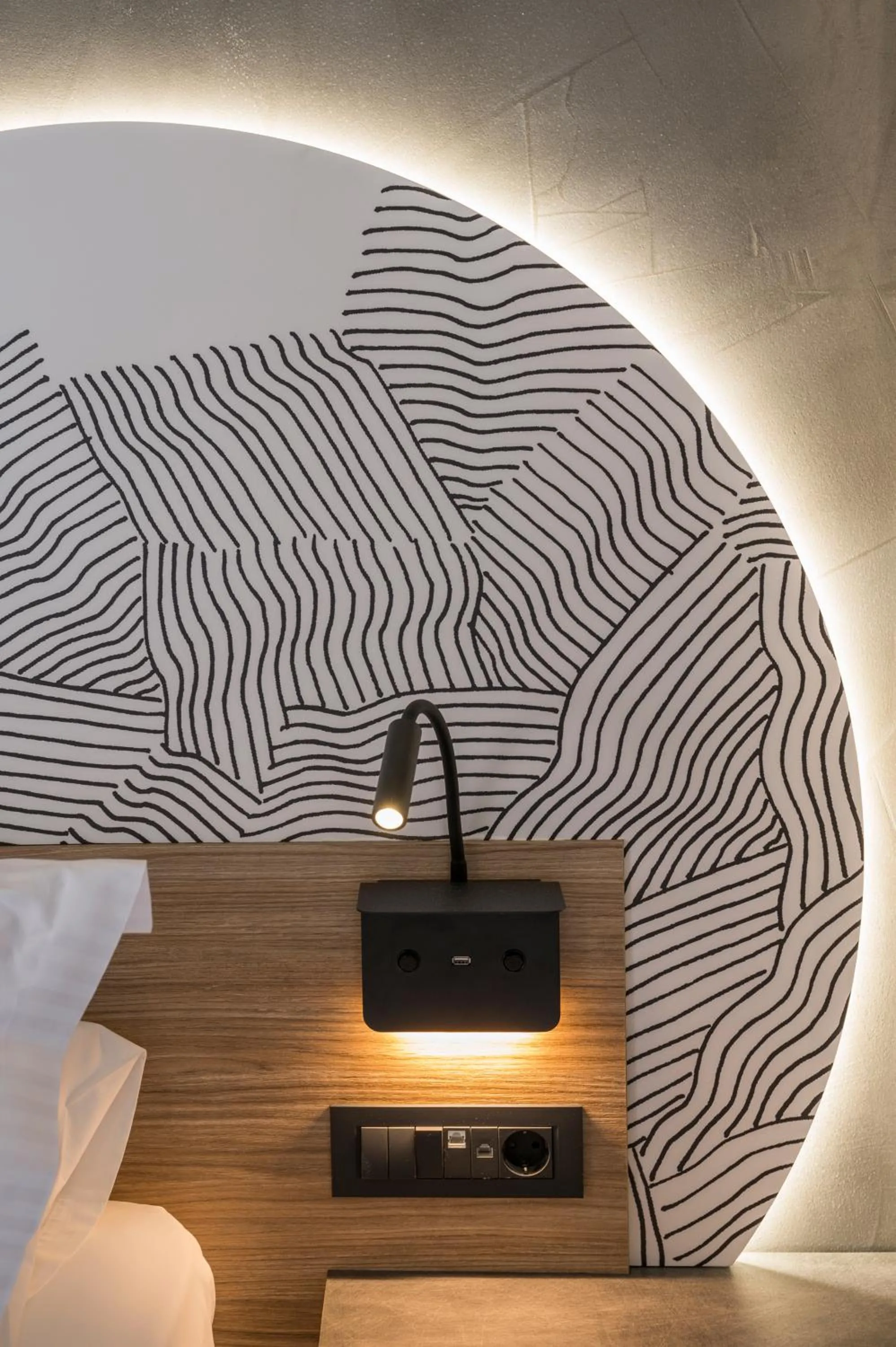 Bedroom, Bed in Alkionides Seaside Hotel