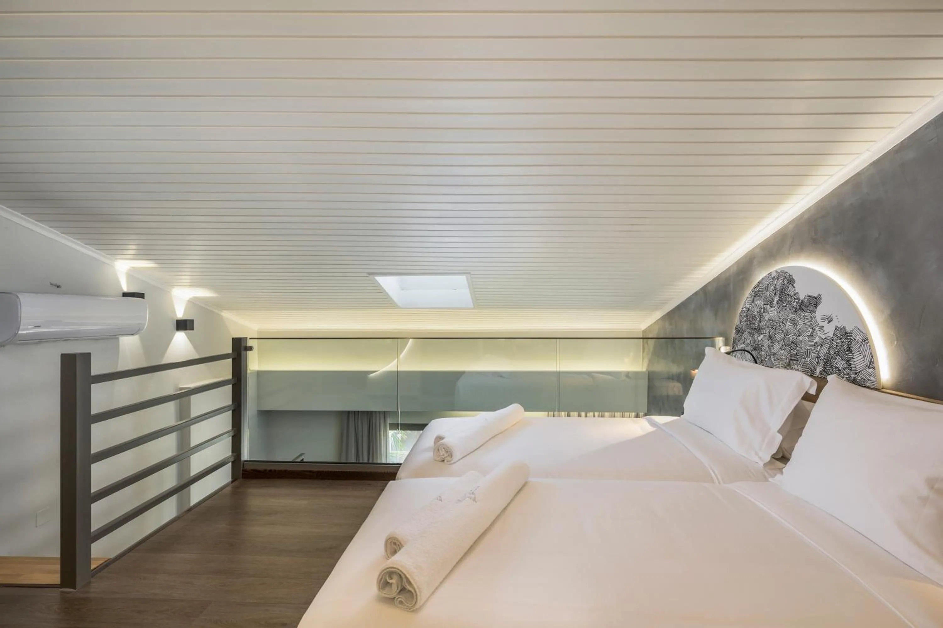 Photo of the whole room, Bed in Alkionides Seaside Hotel