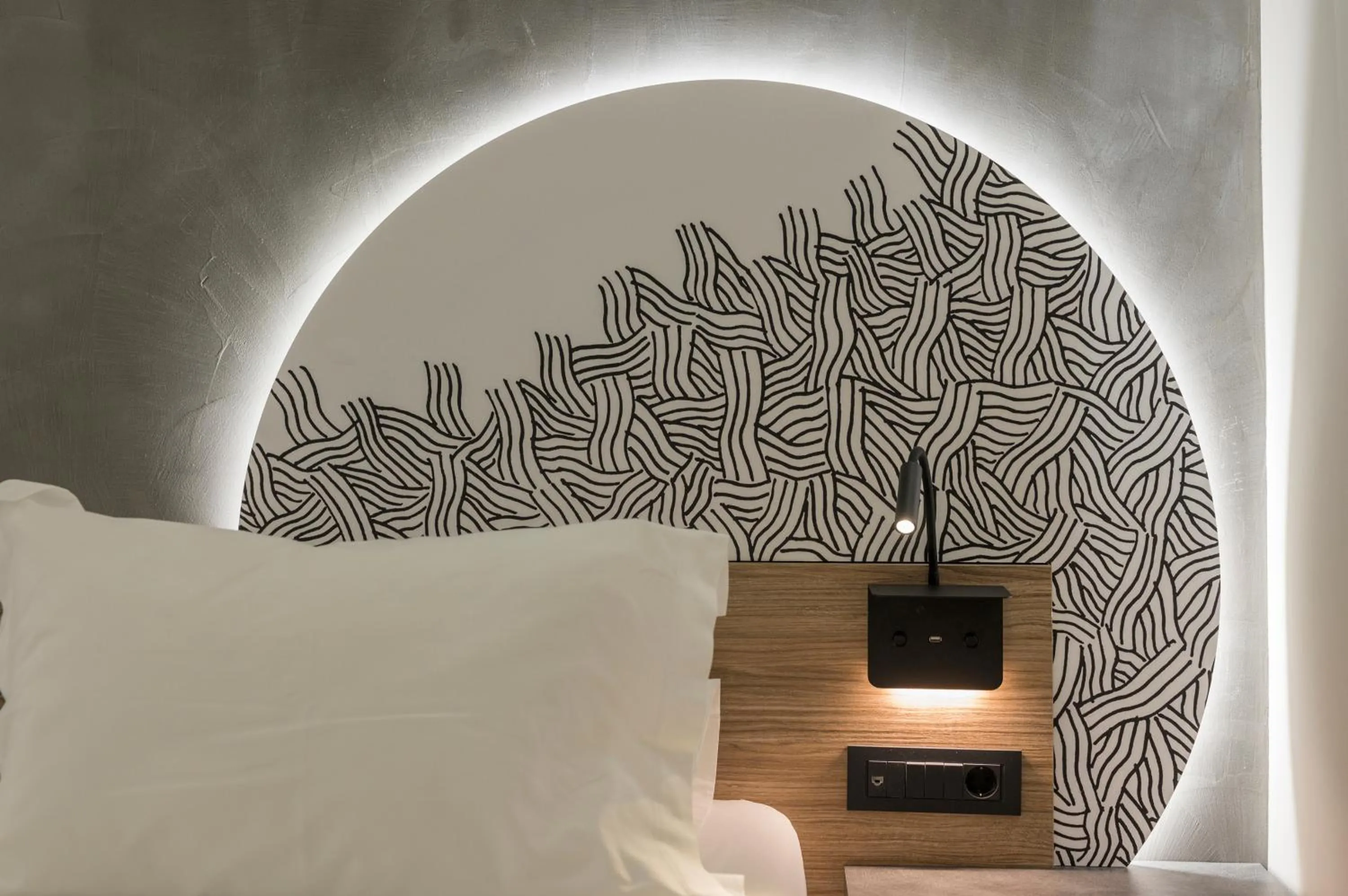 Bedroom, Bed in Alkionides Seaside Hotel