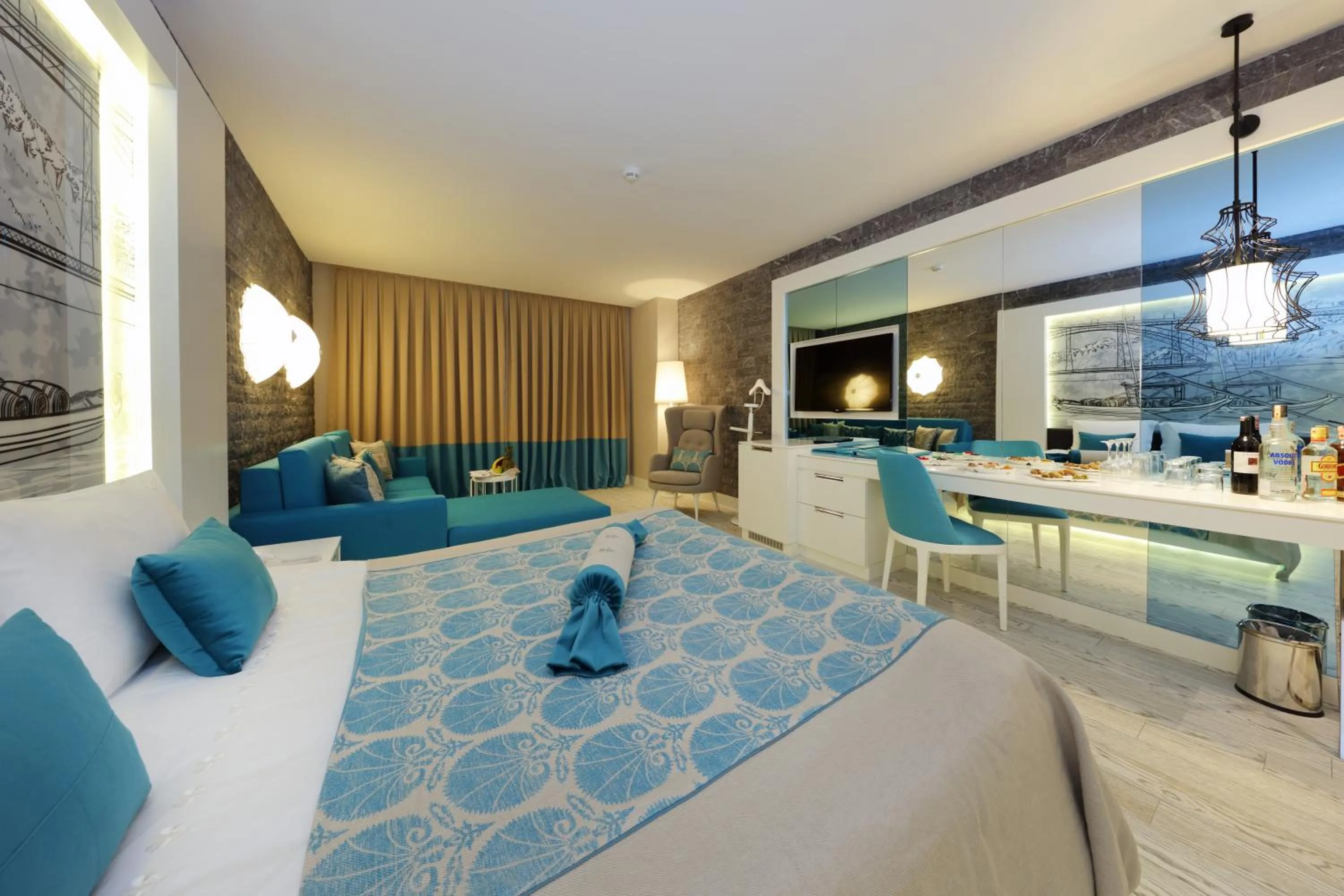 Decorative detail in Sueno Hotels Deluxe Belek