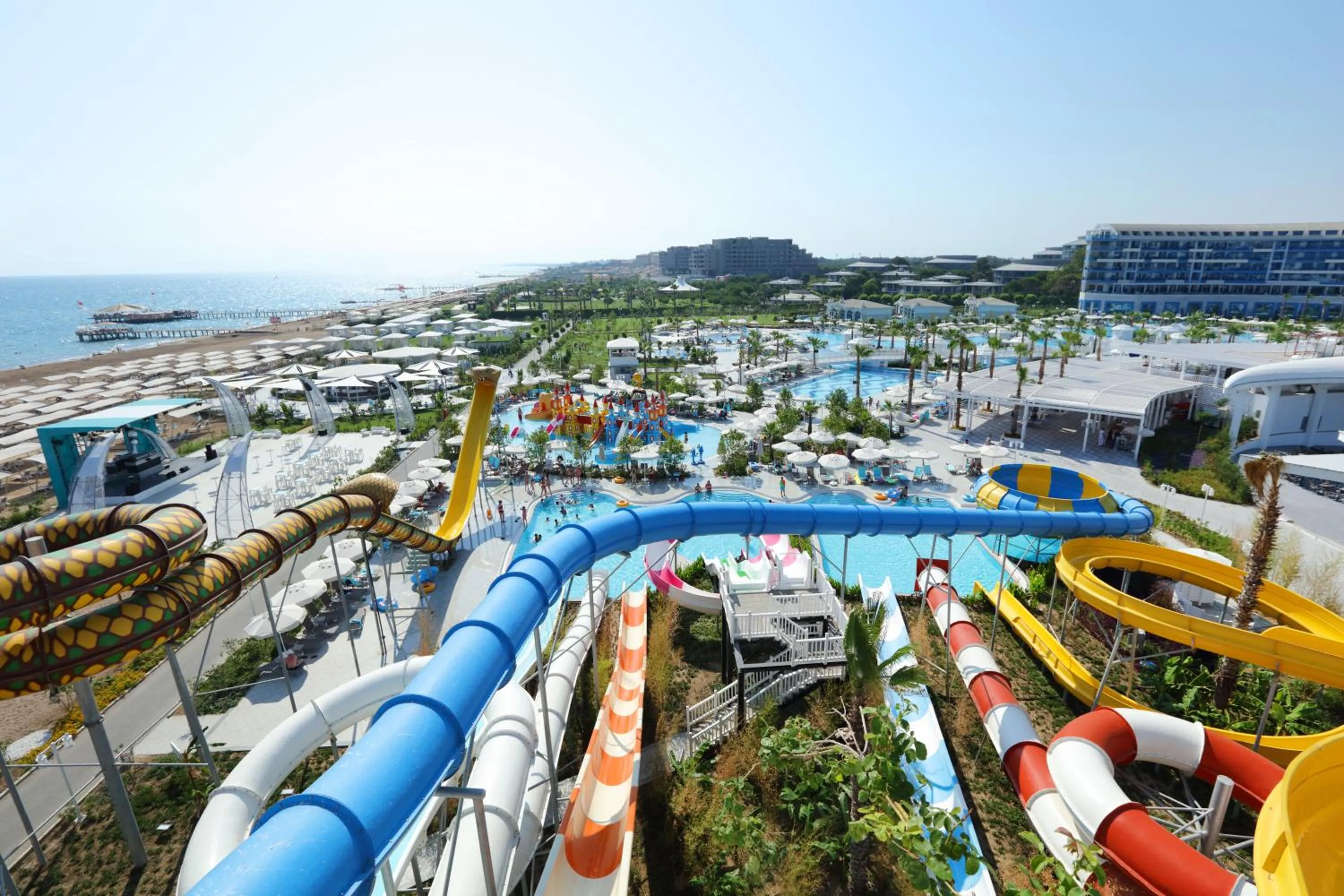 Aqua park in Sueno Hotels Deluxe Belek