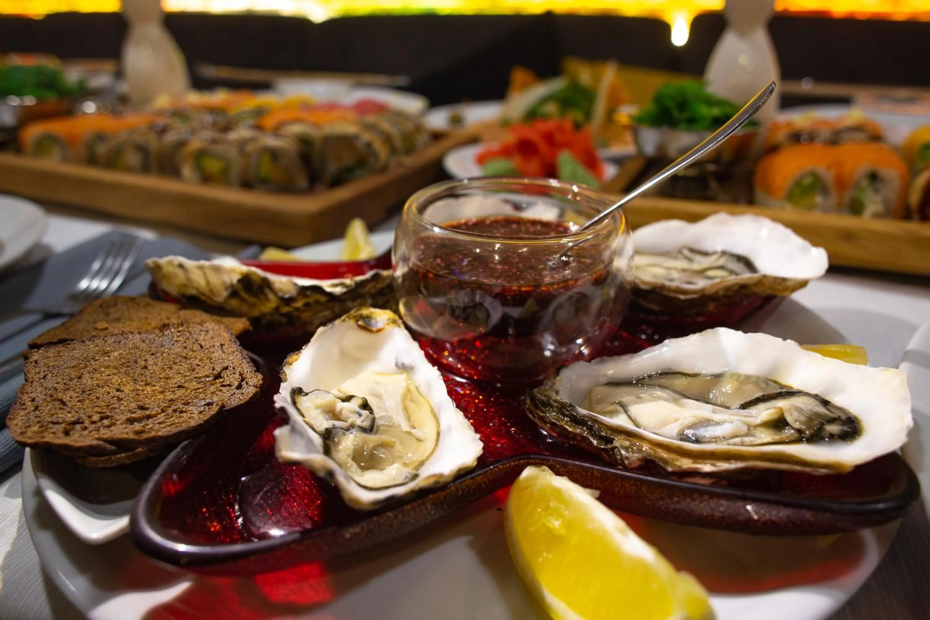 Food close-up in Kiev 365 Park Hotel