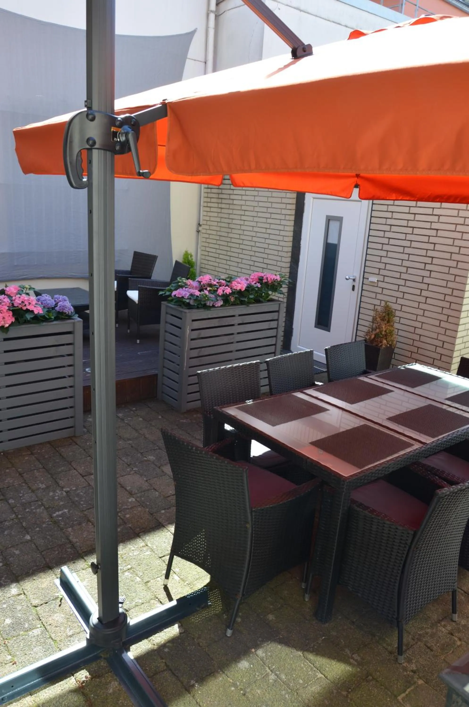 Patio in Apartments Am Werdersee