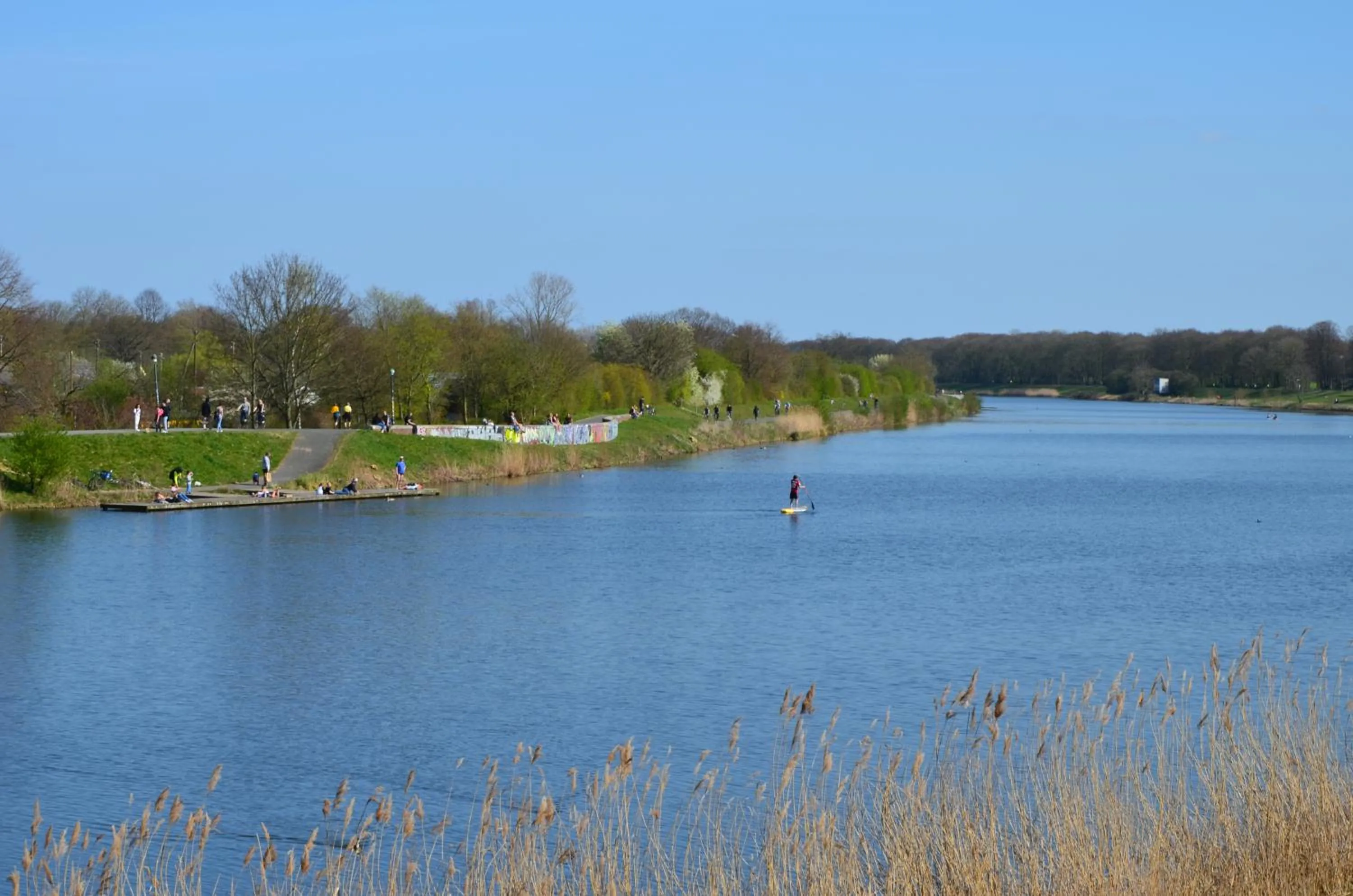 Natural landscape in Apartments Am Werdersee