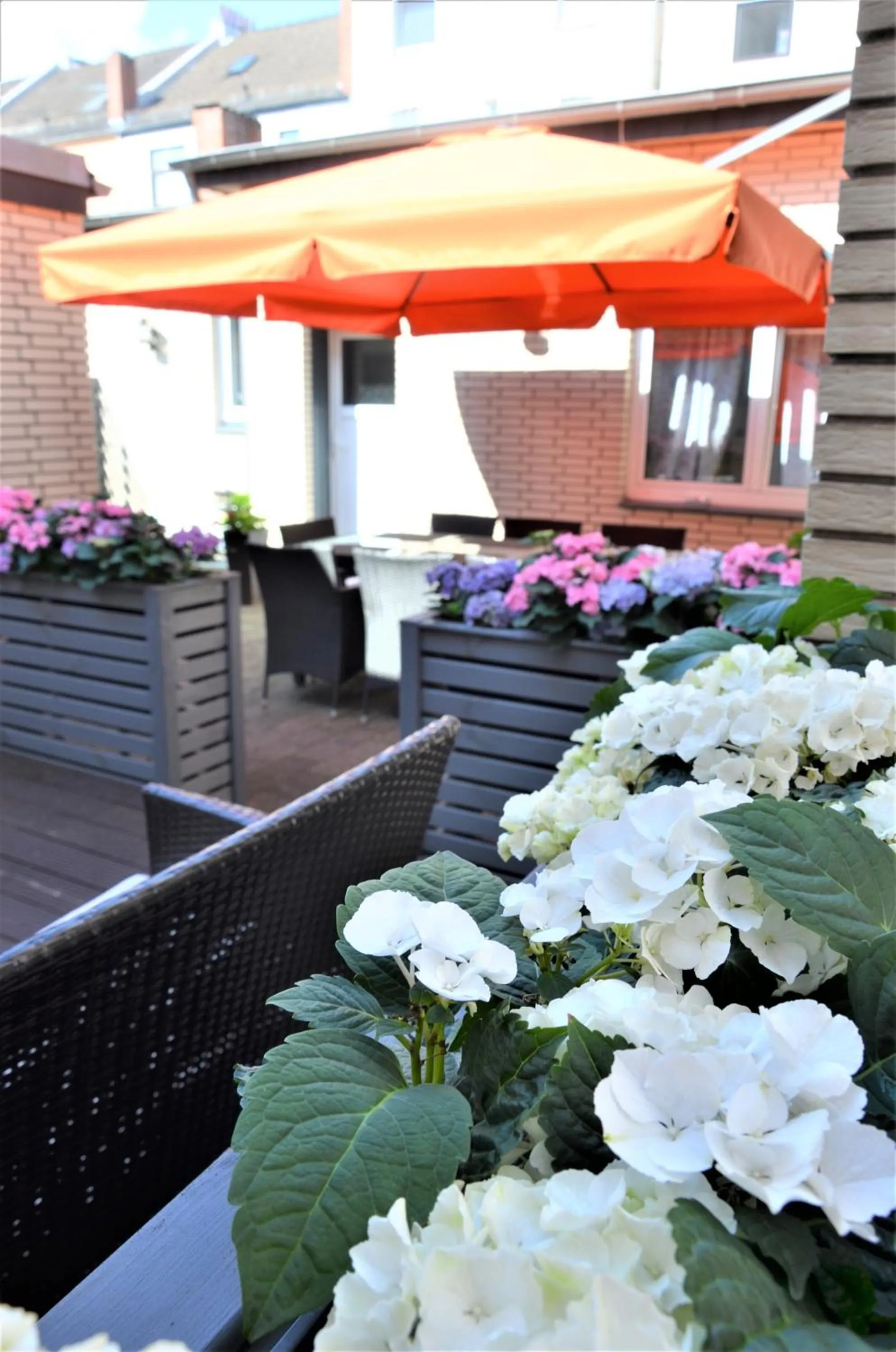 Patio in Apartments Am Werdersee