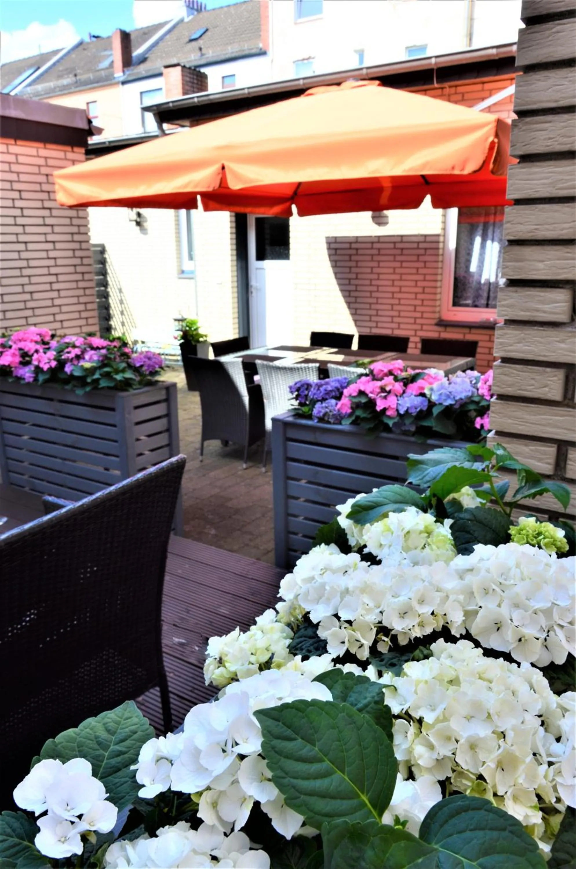 Patio in Apartments Am Werdersee