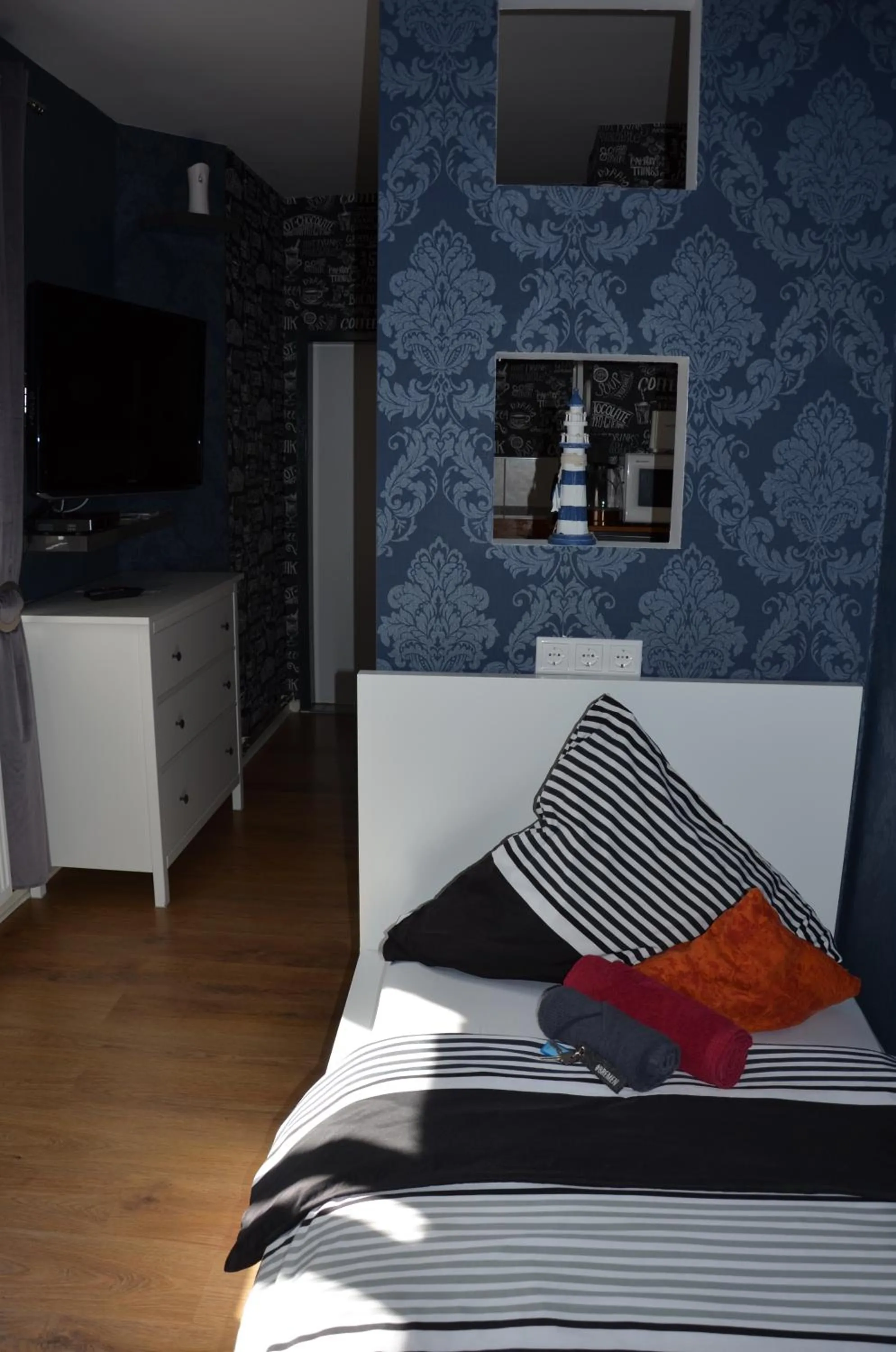 Bed in Apartments Am Werdersee