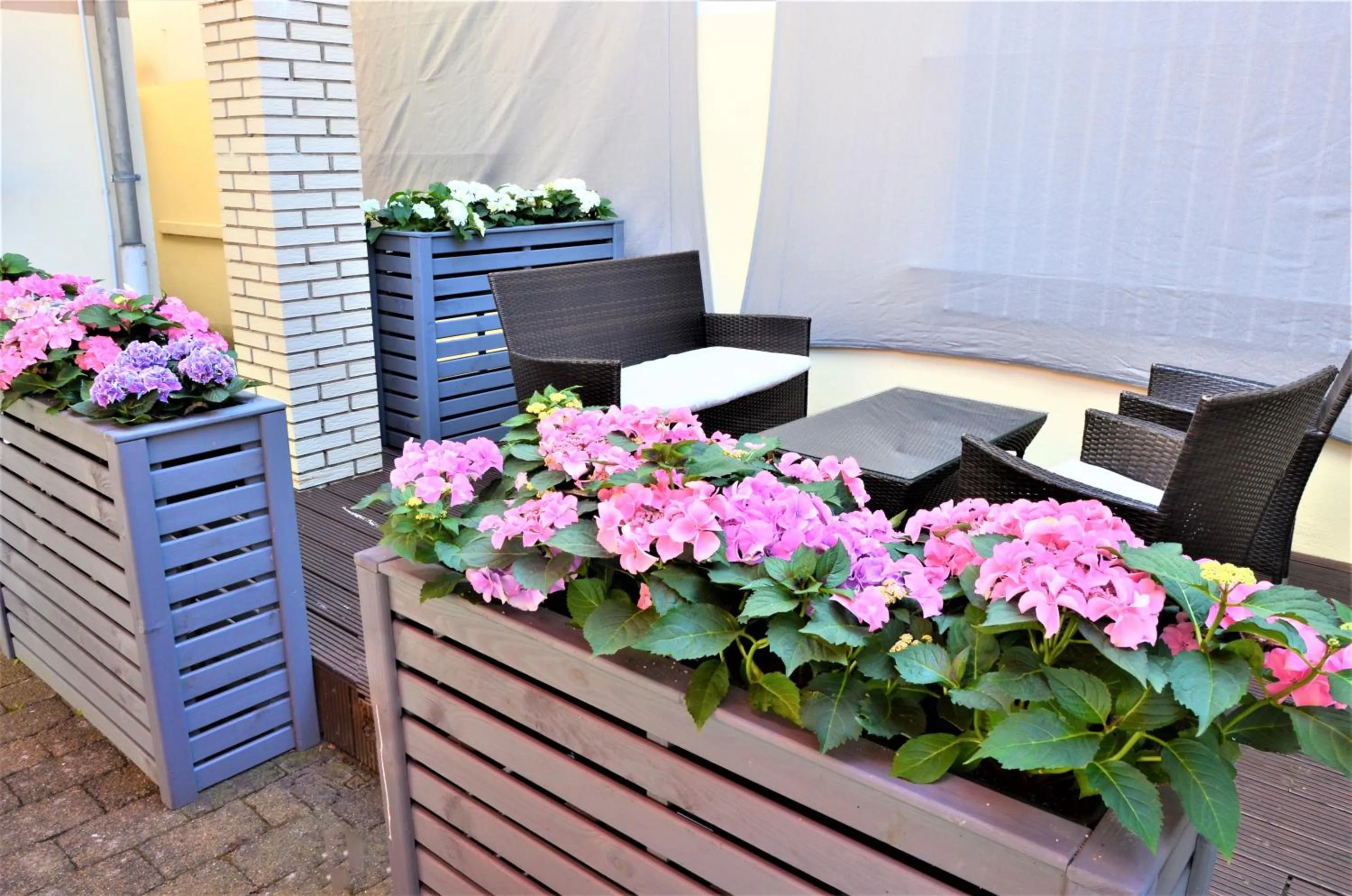 Patio in Apartments Am Werdersee