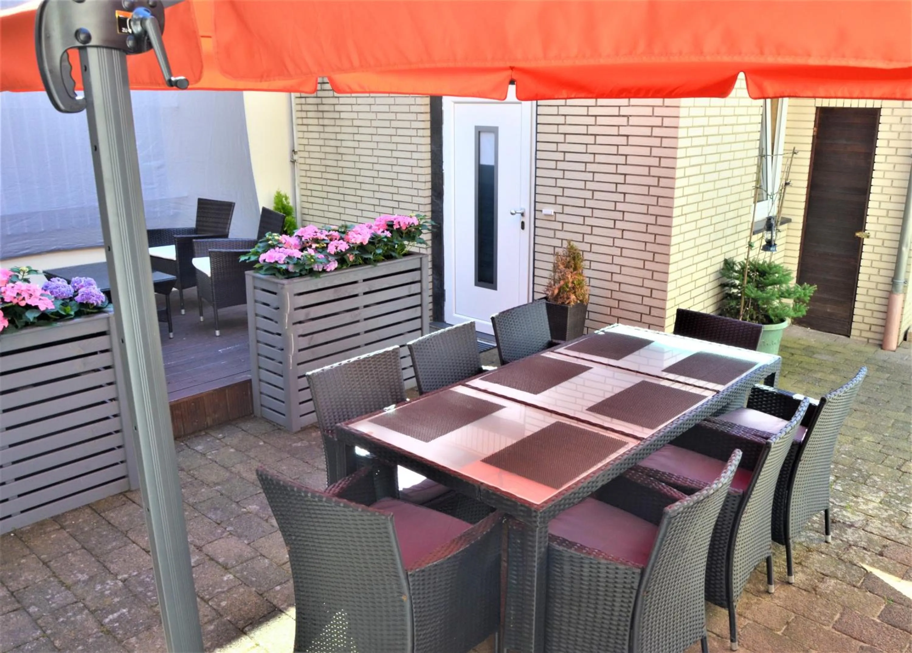 Patio in Apartments Am Werdersee