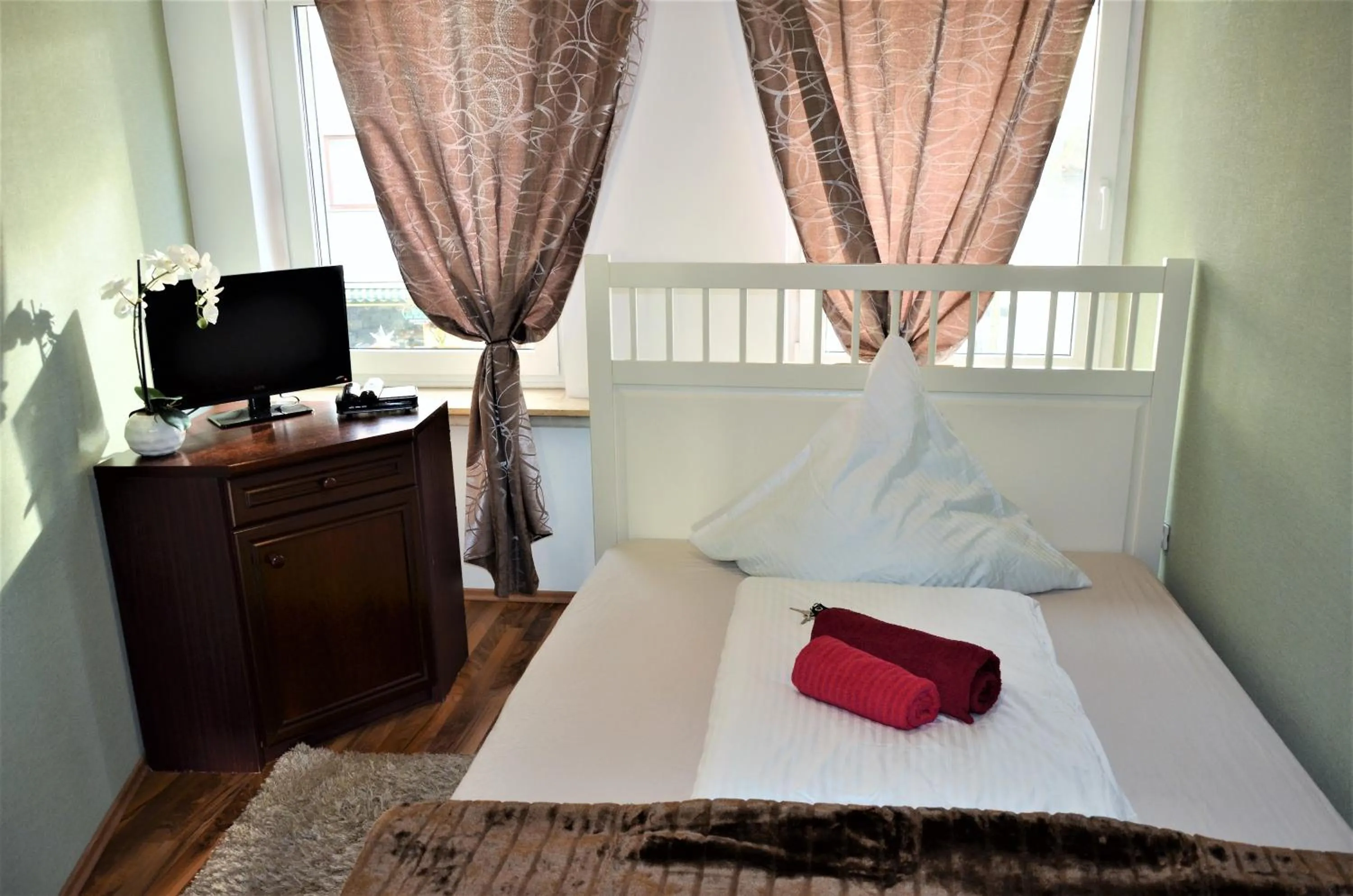 Bed in Apartments Am Werdersee