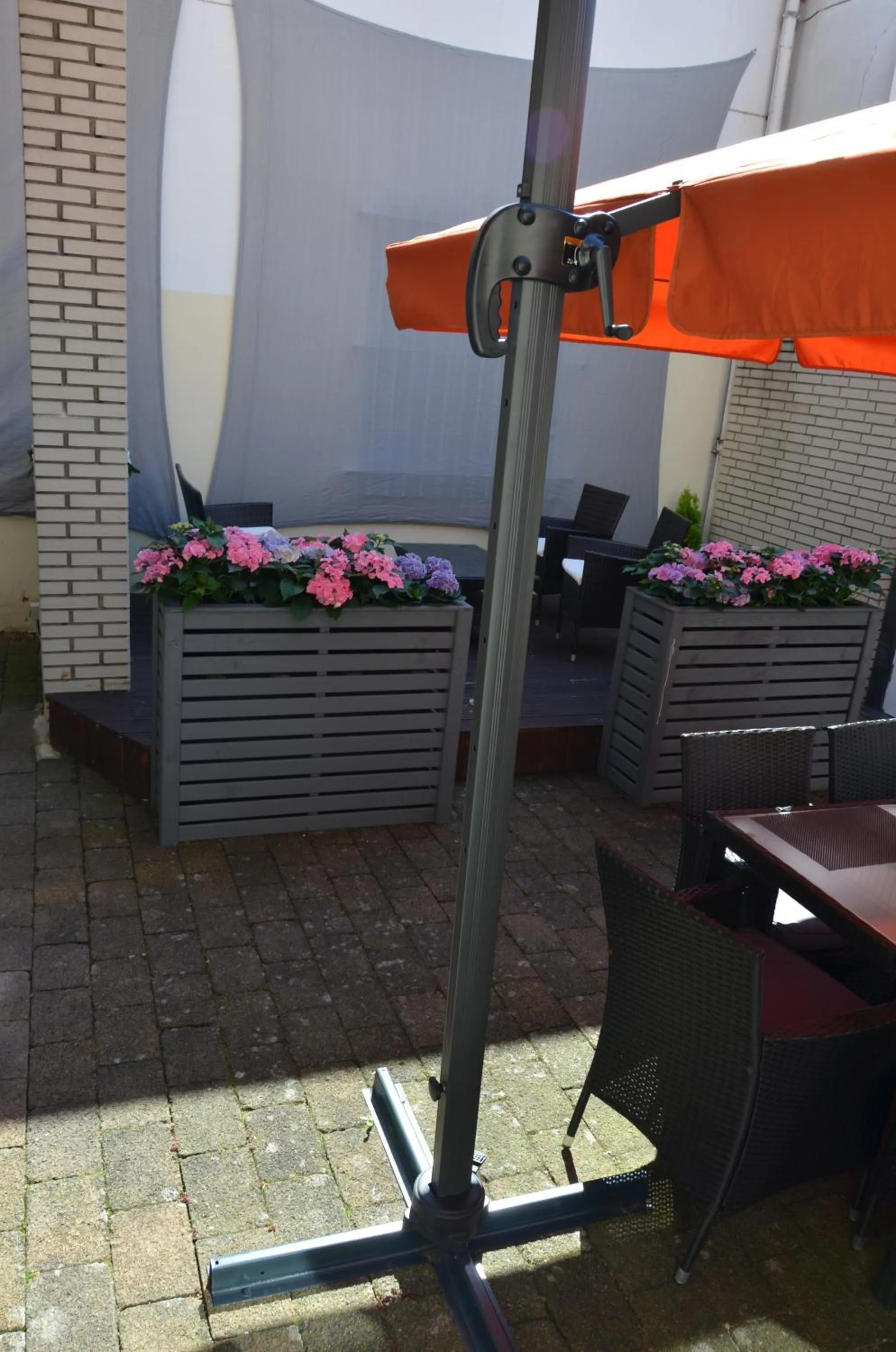 Patio in Apartments Am Werdersee