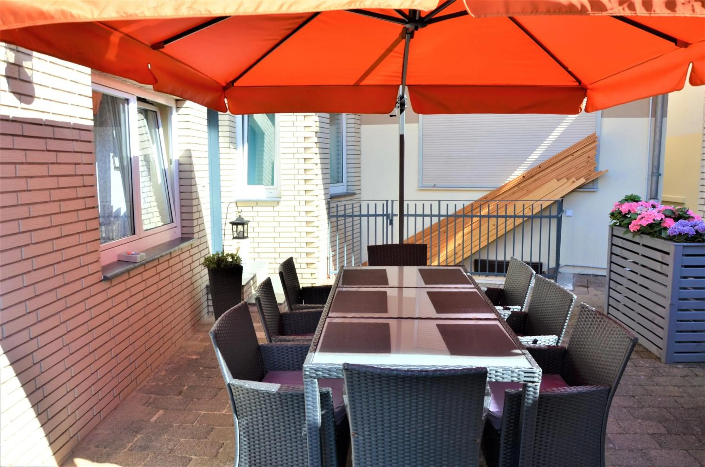 Patio in Apartments Am Werdersee