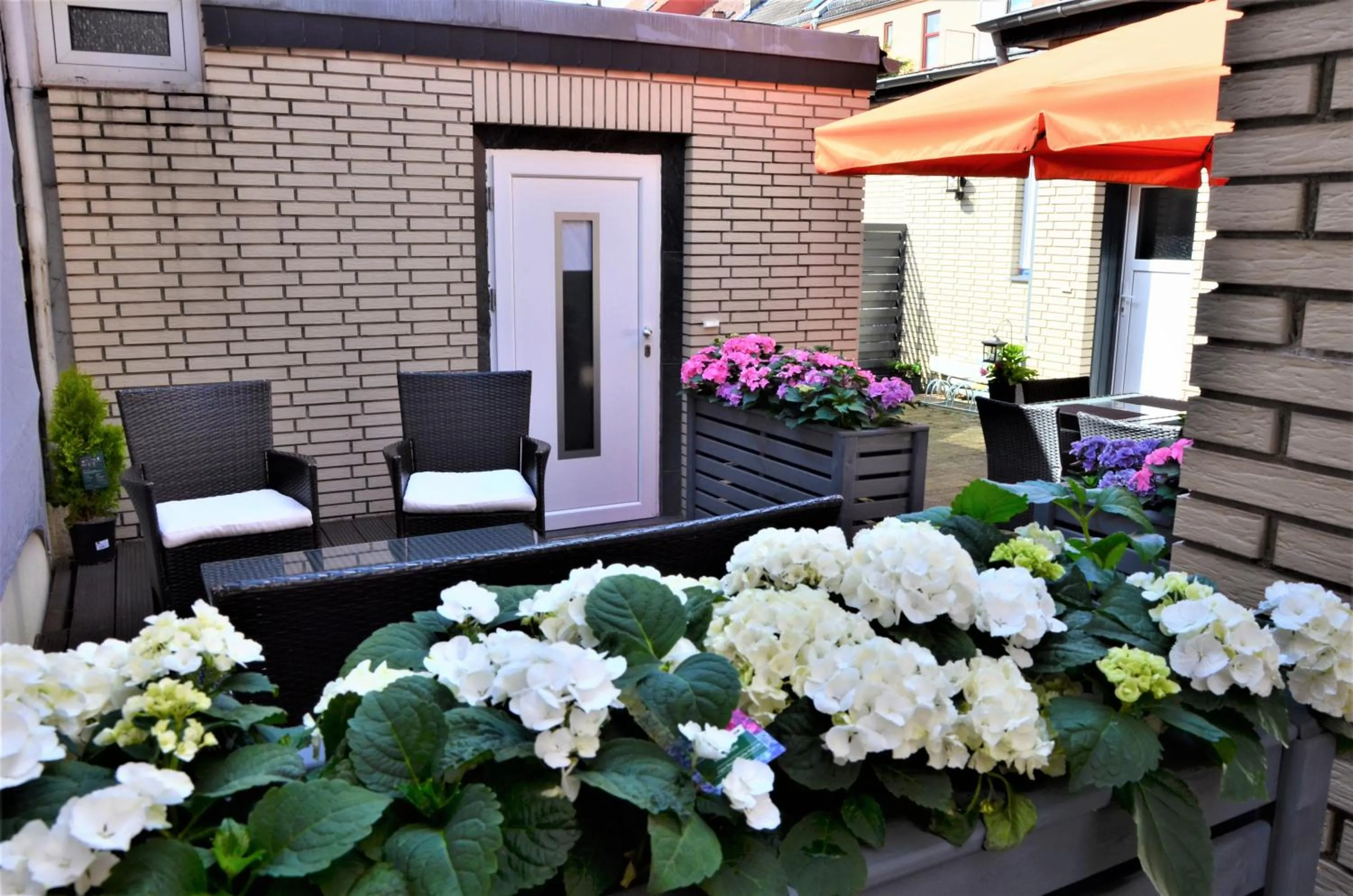 Patio in Apartments Am Werdersee