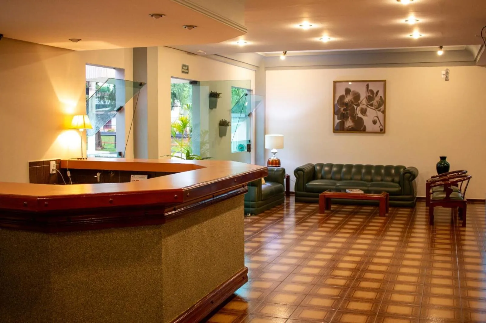 Lobby or reception in Hotel Aurora