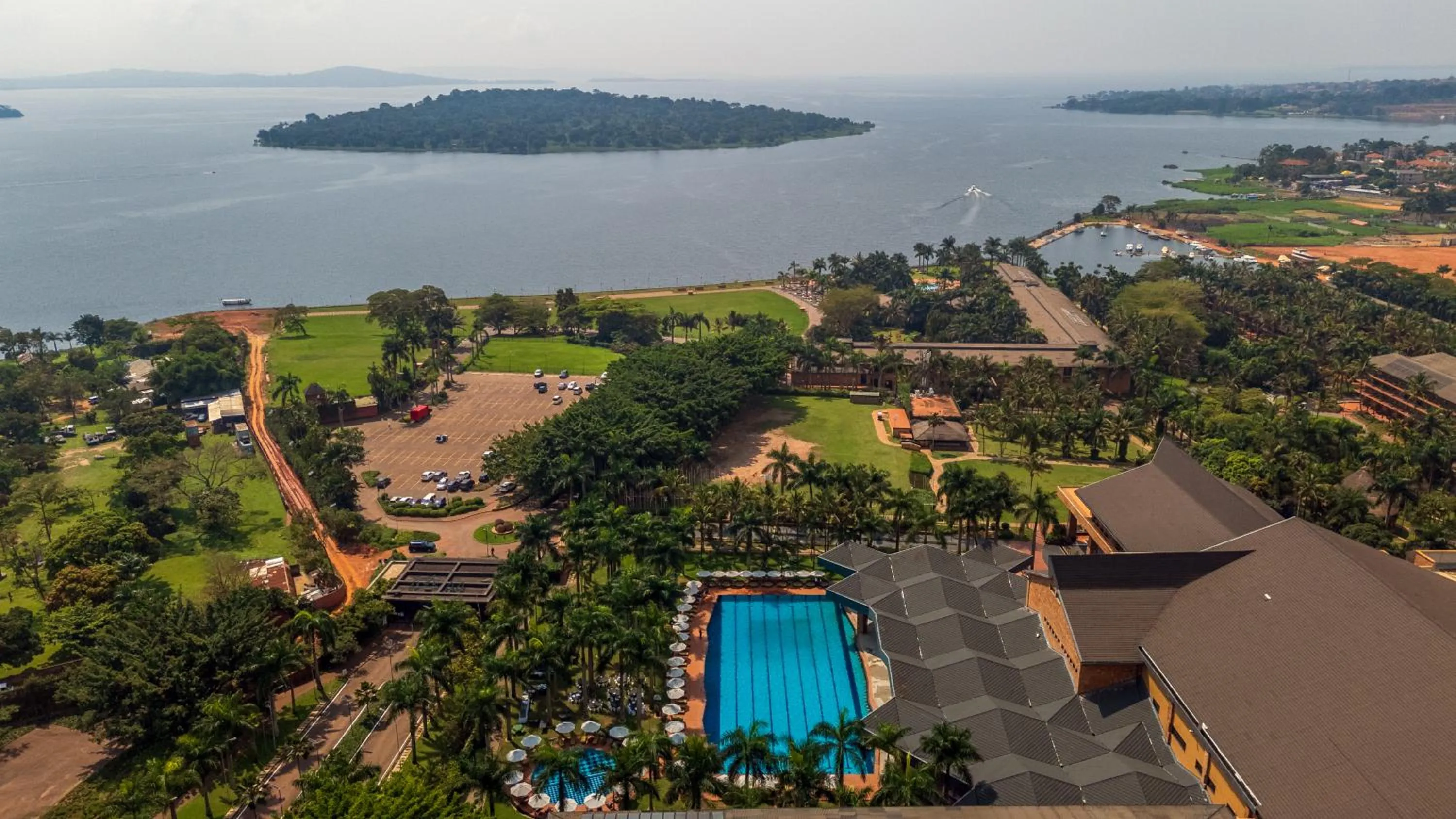 Natural landscape in Speke Resort and Conference Center