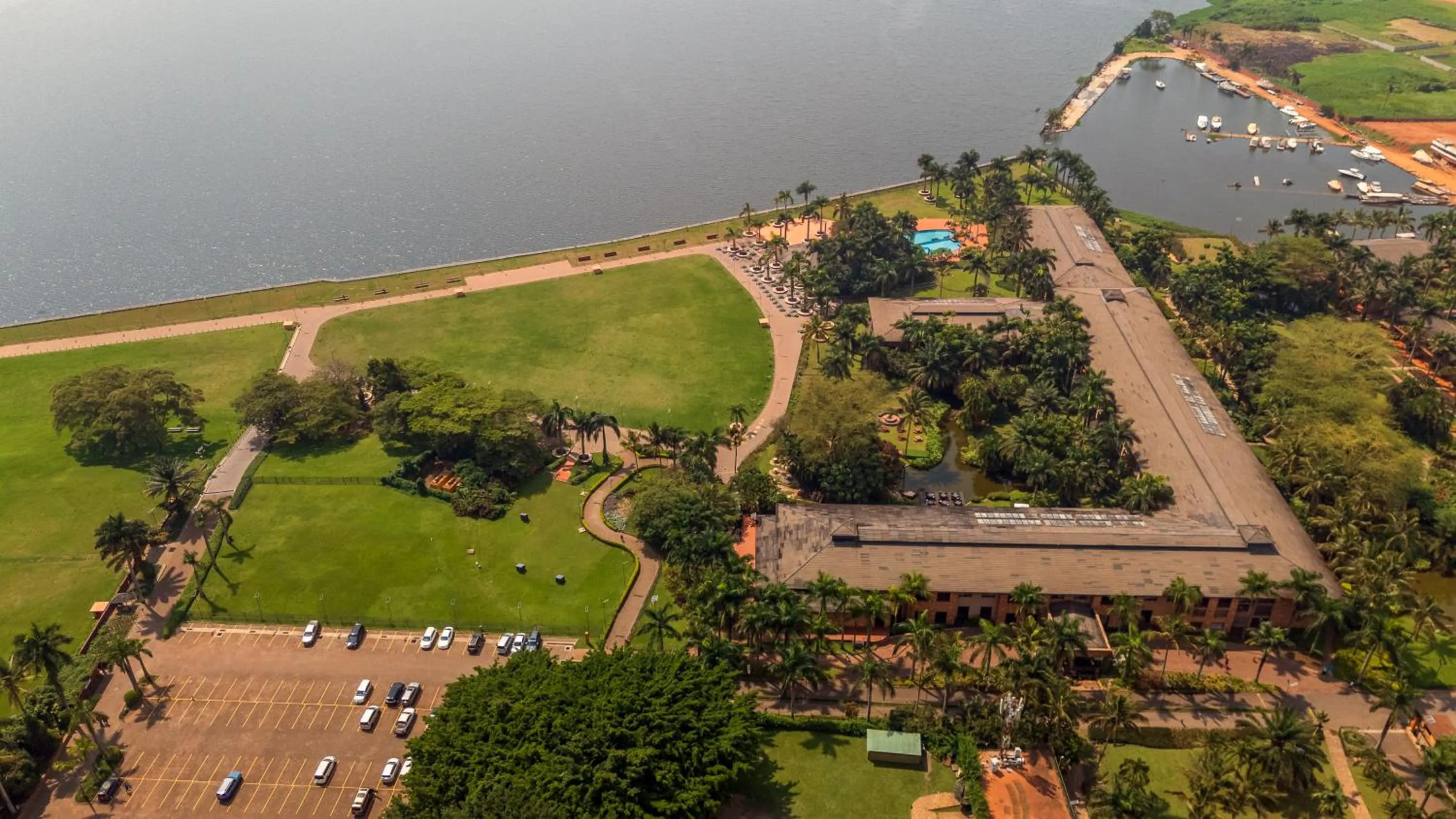 Bird's eye view in Speke Resort and Conference Center