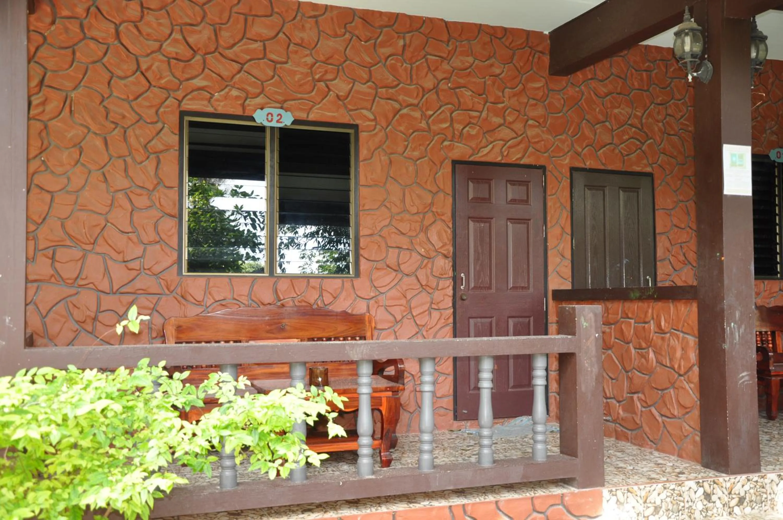 Balcony/Terrace in Coral Bungalows