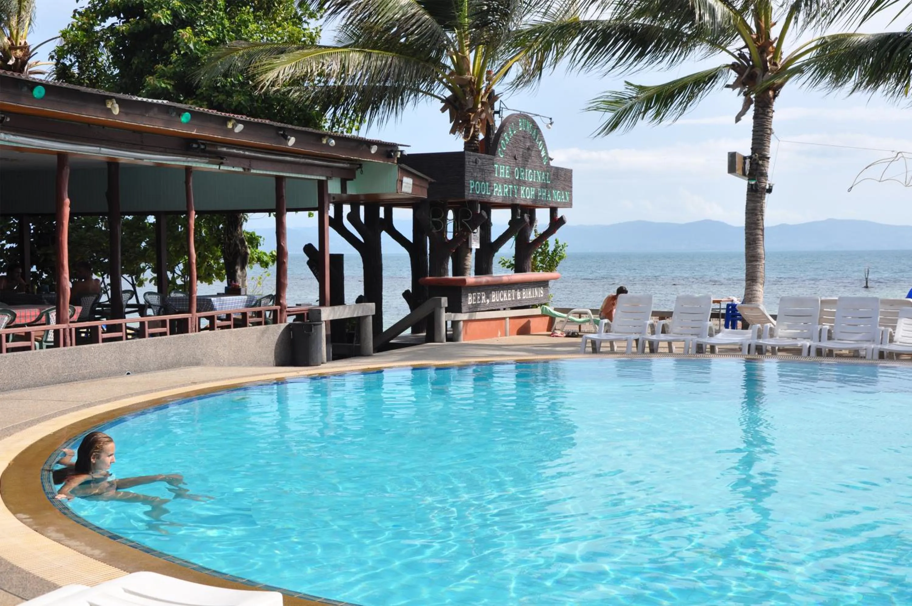 Swimming pool in Coral Bungalows