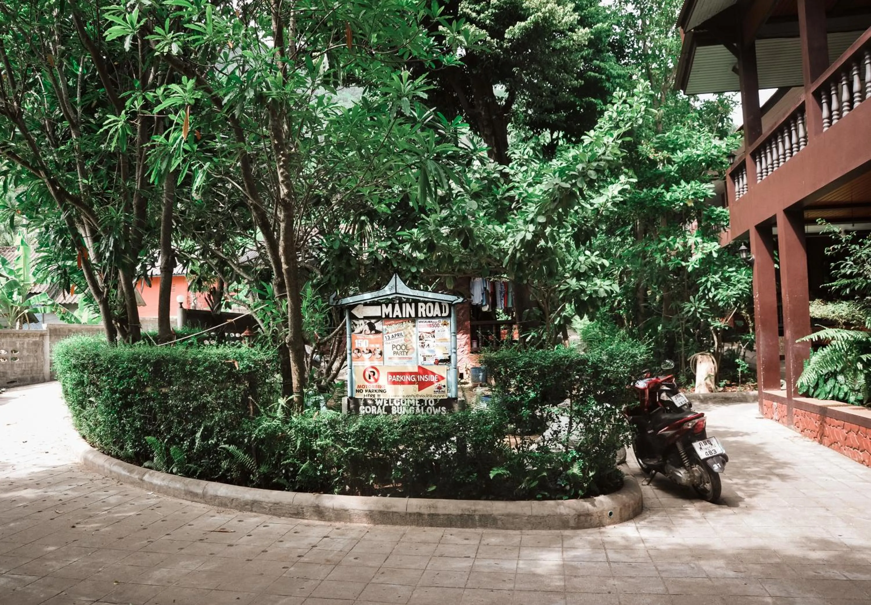 Natural landscape in Coral Bungalows