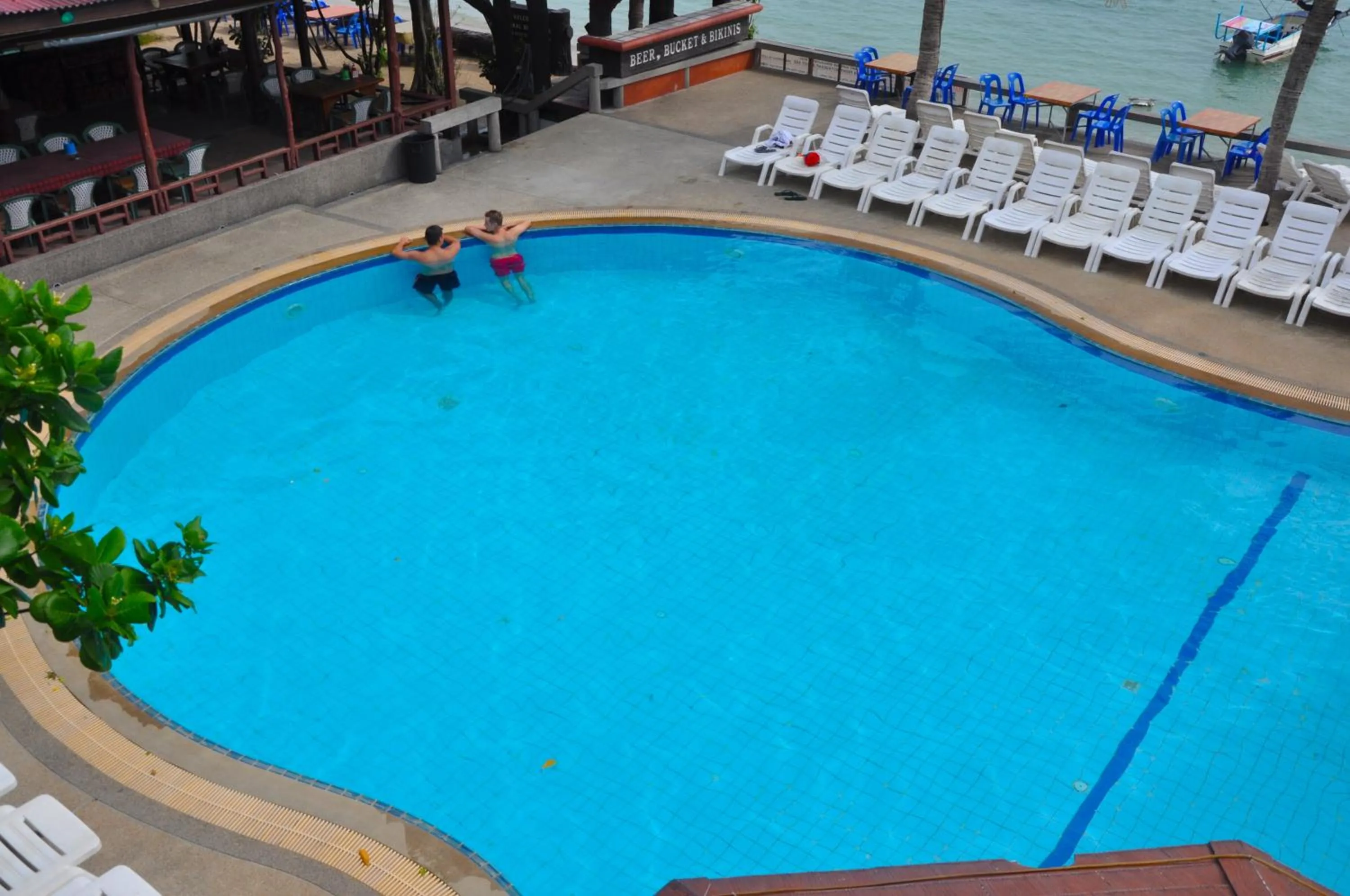 Swimming pool in Coral Bungalows