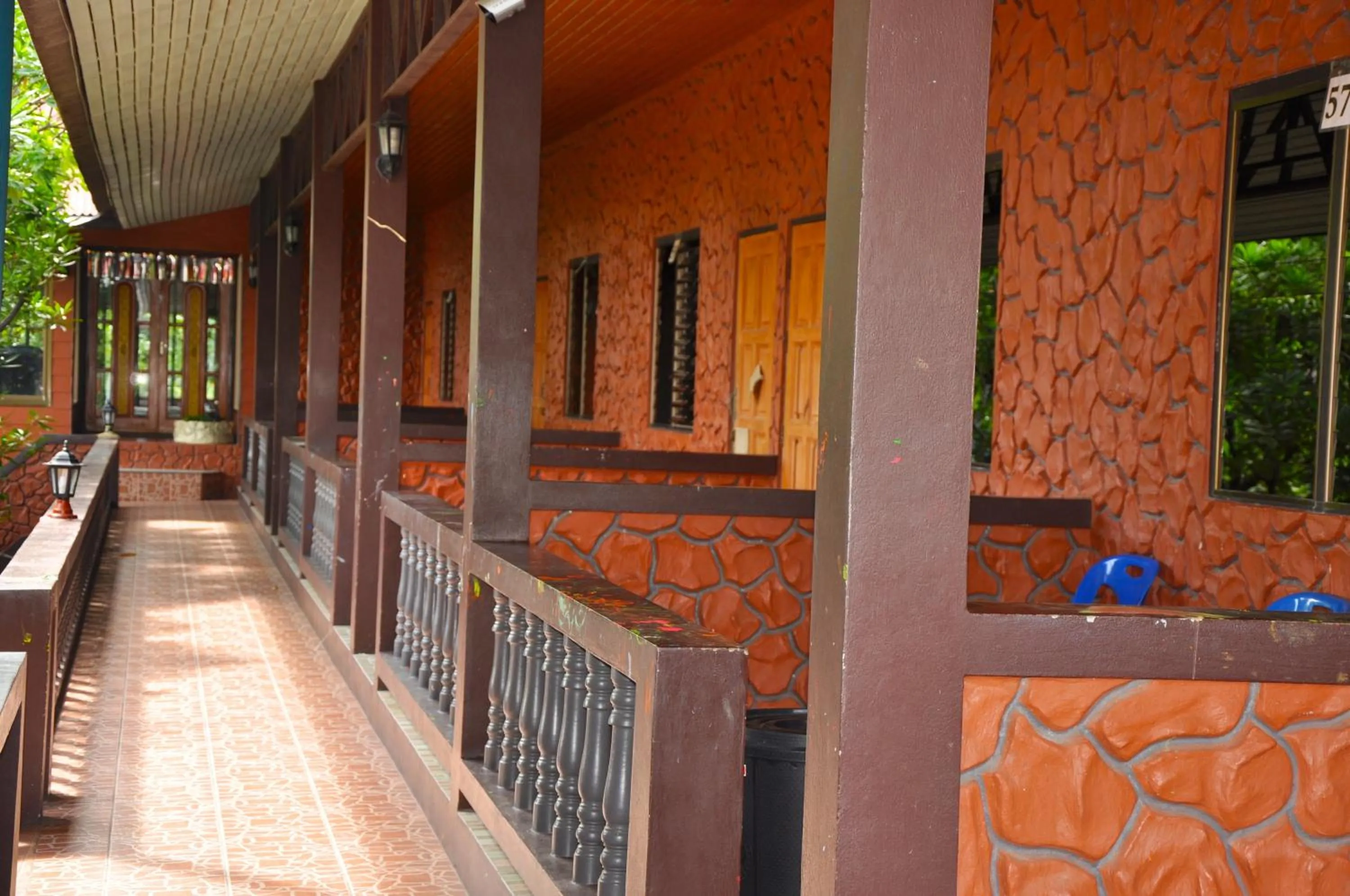 Balcony/Terrace in Coral Bungalows