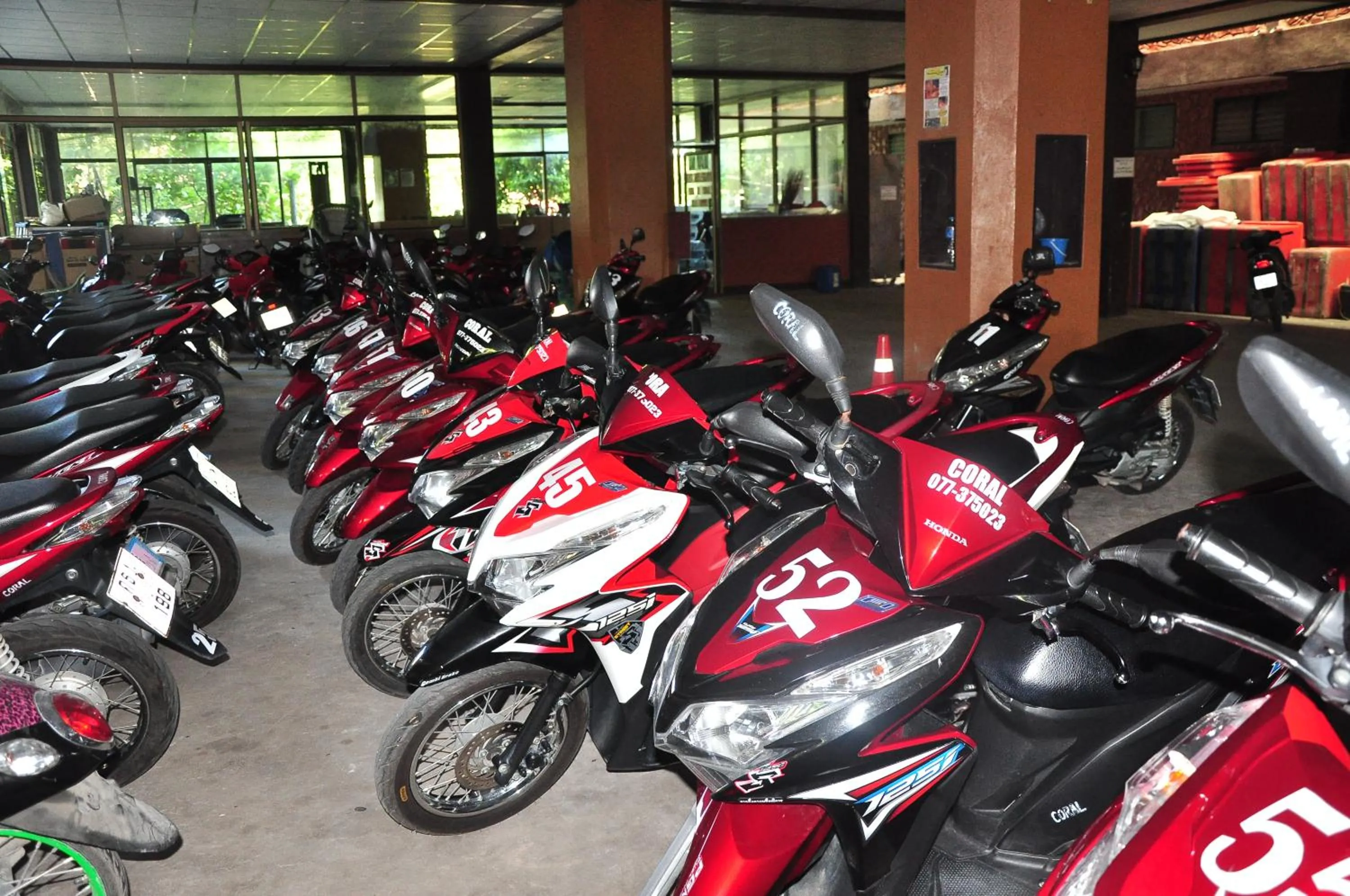 Cycling in Coral Bungalows