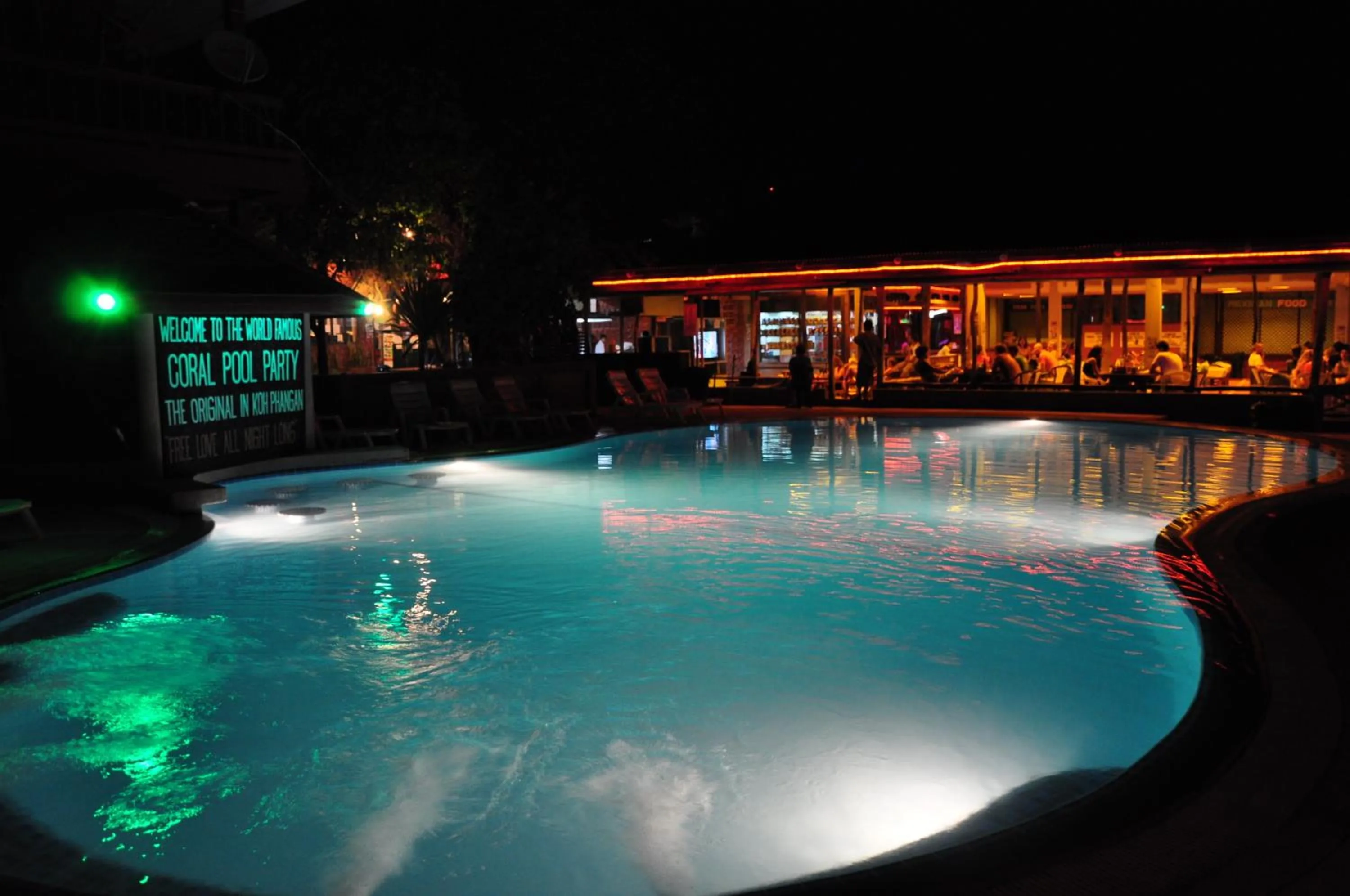 Night in Coral Bungalows