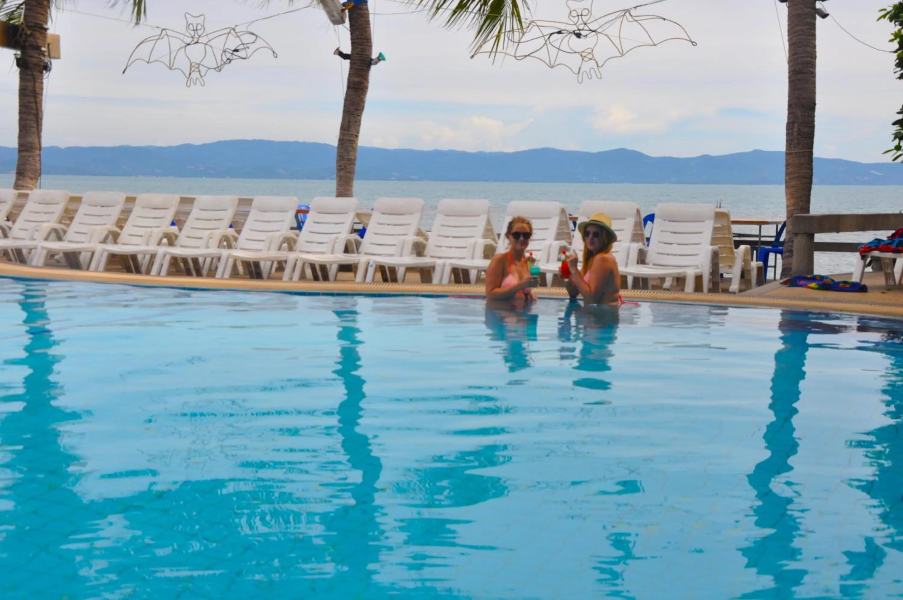 Swimming pool in Coral Bungalows