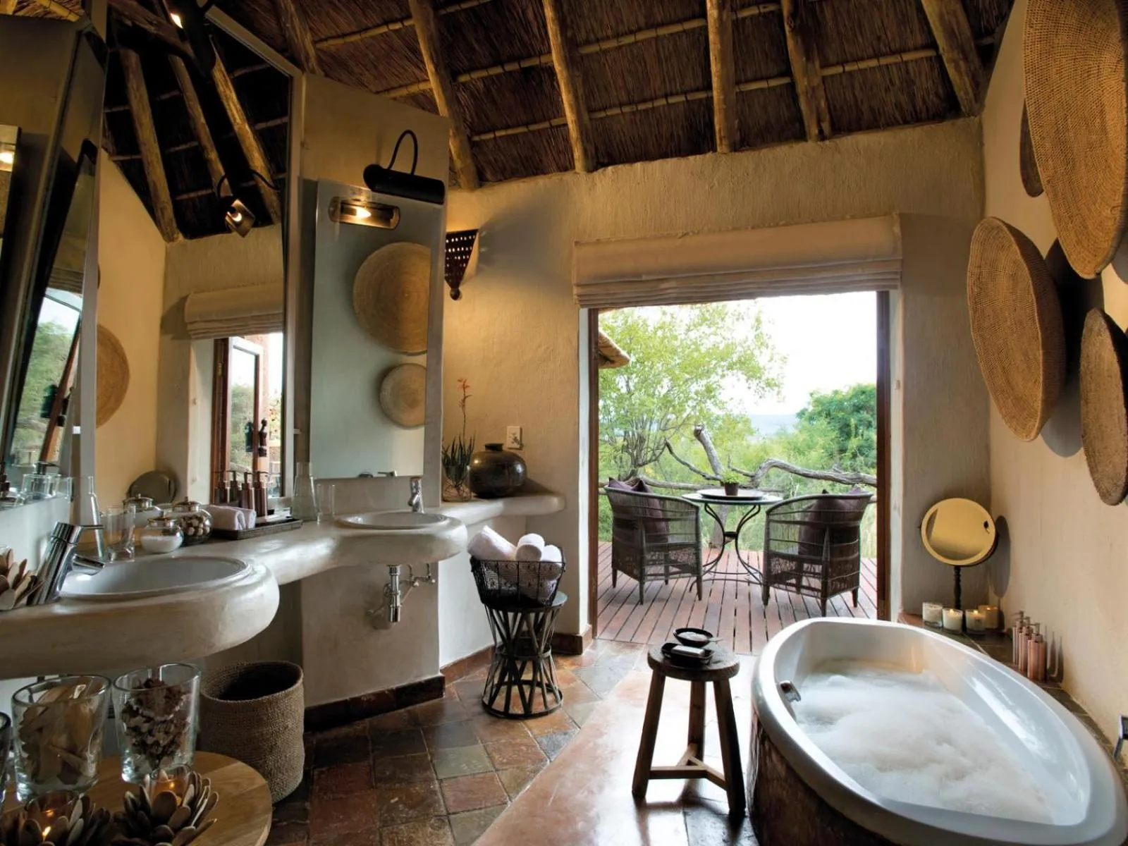 Bath in Madikwe Safari Lodge