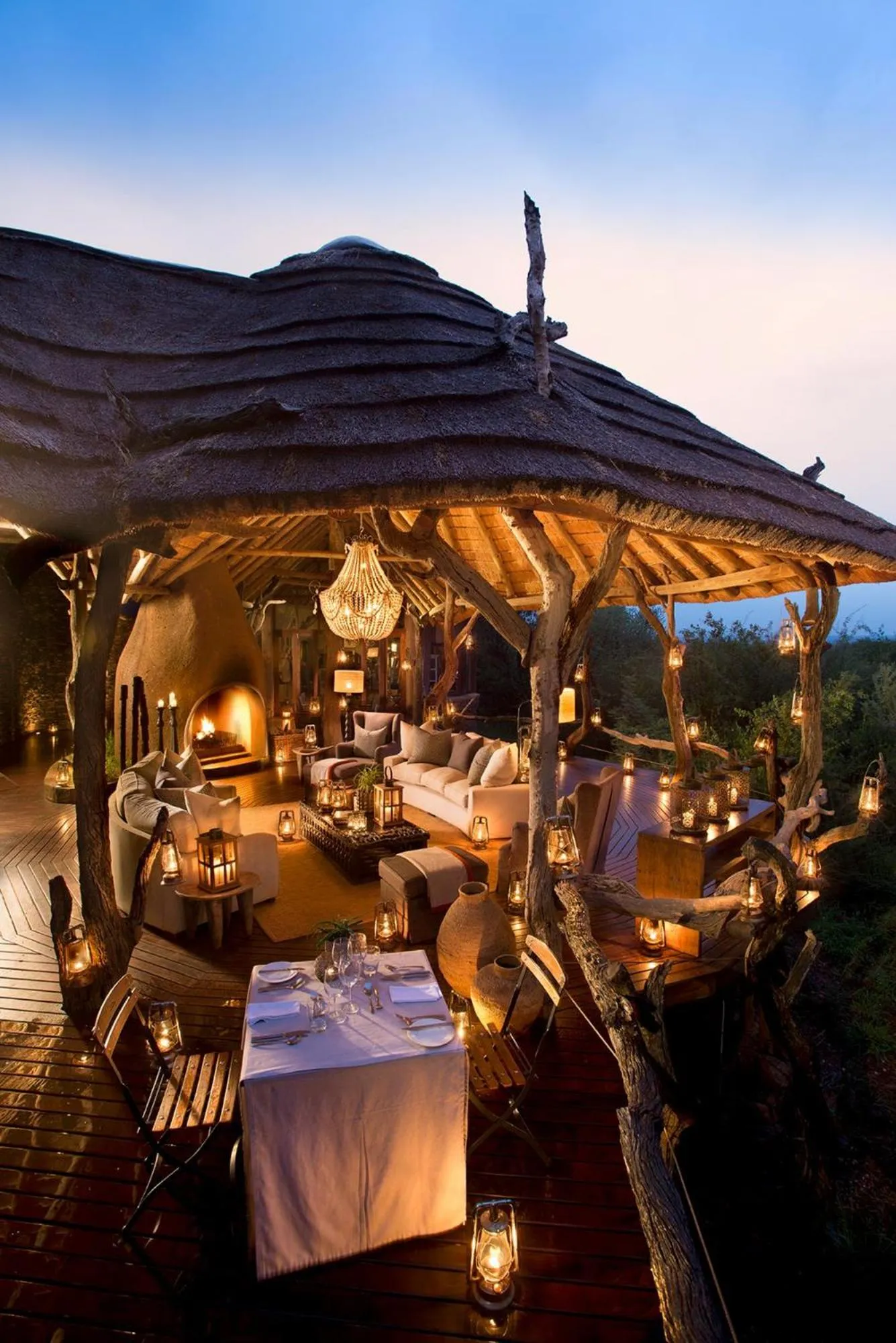 Restaurant/places to eat in Madikwe Safari Lodge