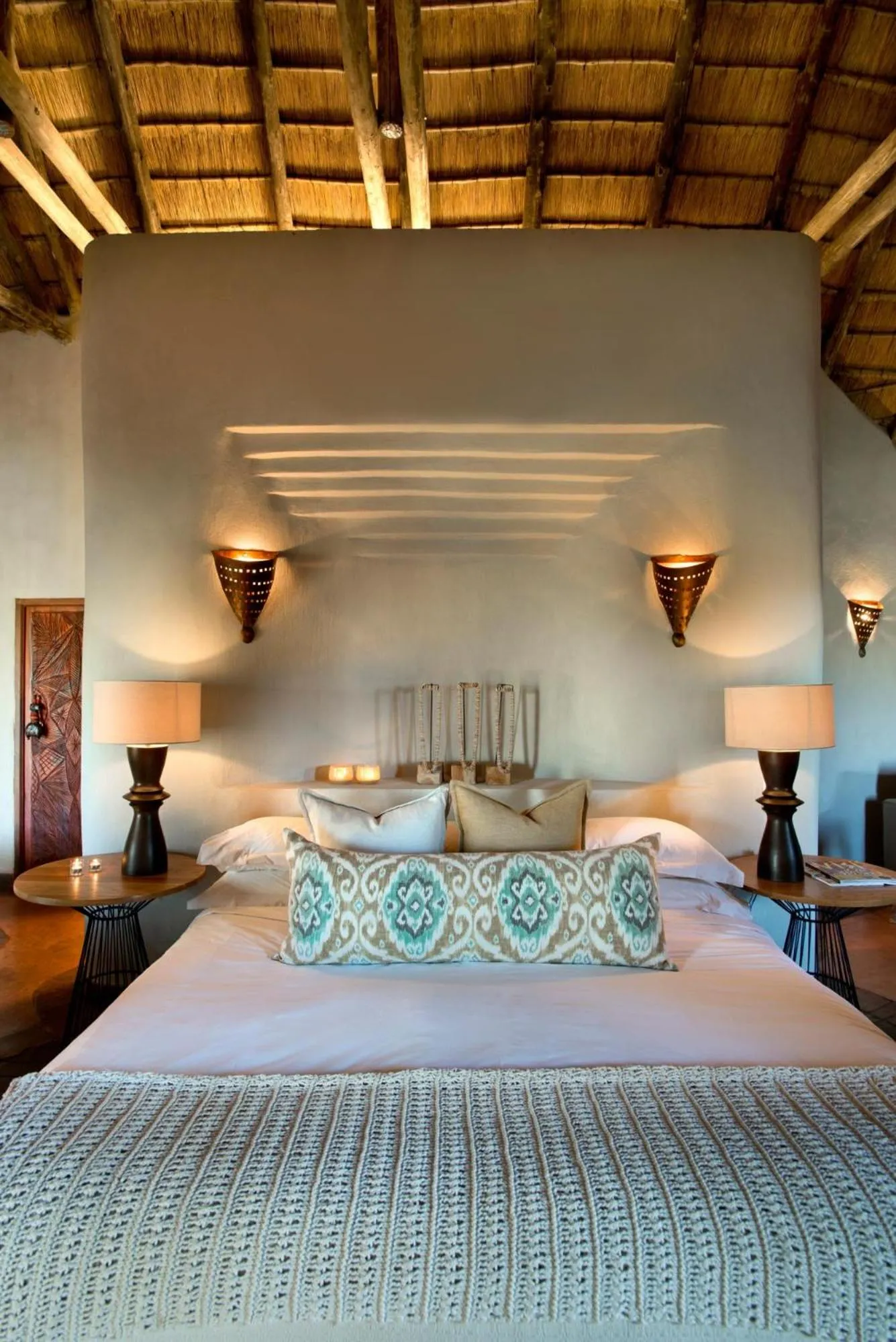 Bed in Madikwe Safari Lodge