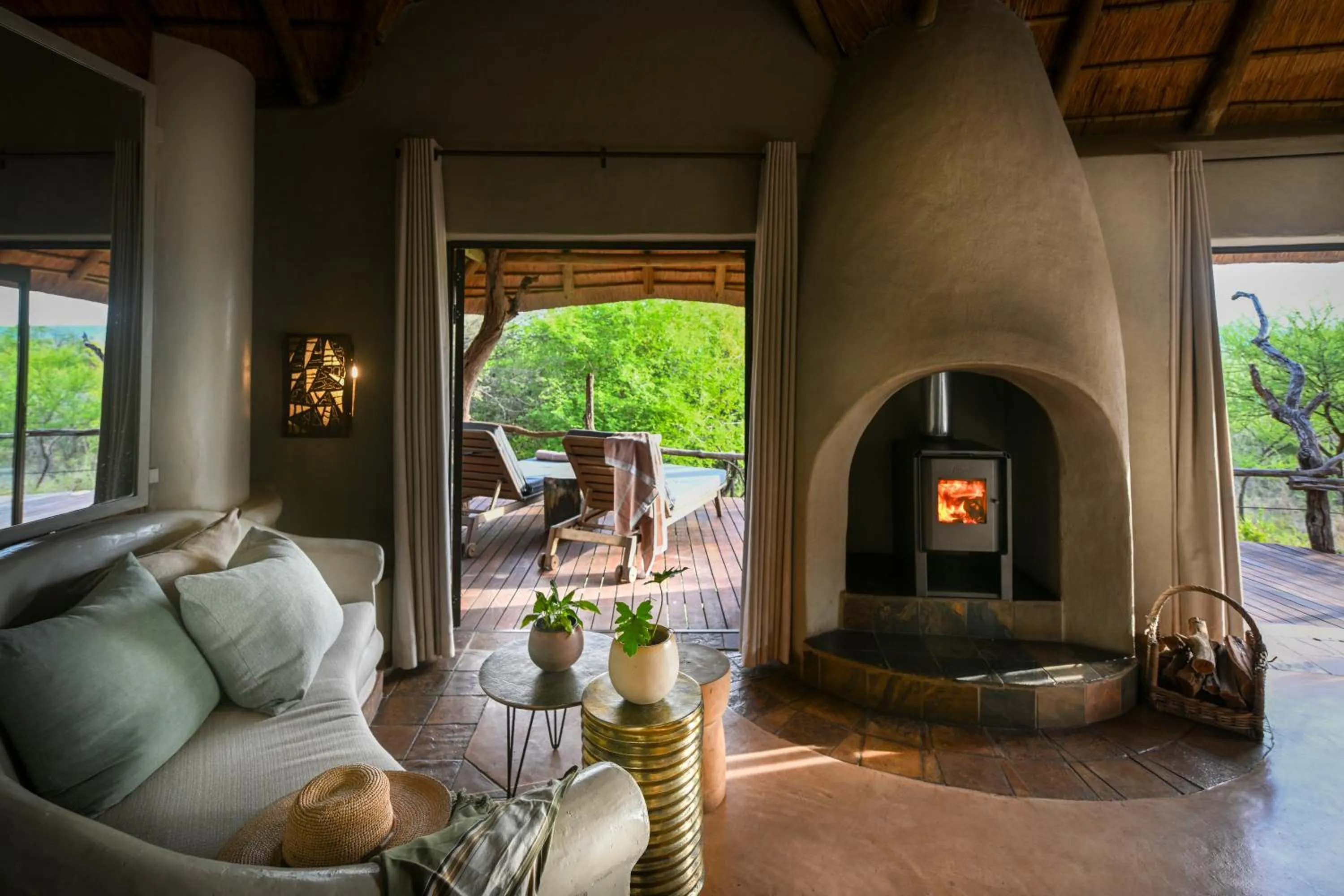 Patio in Madikwe Safari Lodge