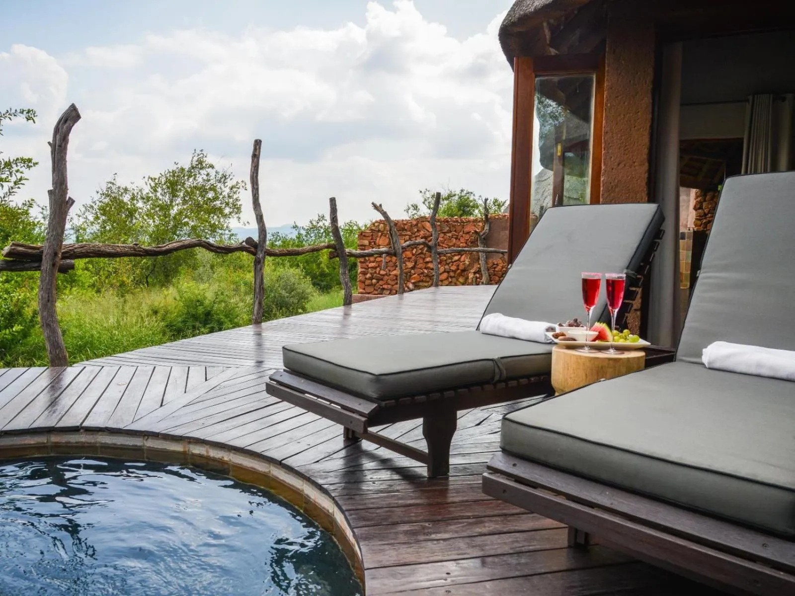 Natural landscape in Madikwe Safari Lodge