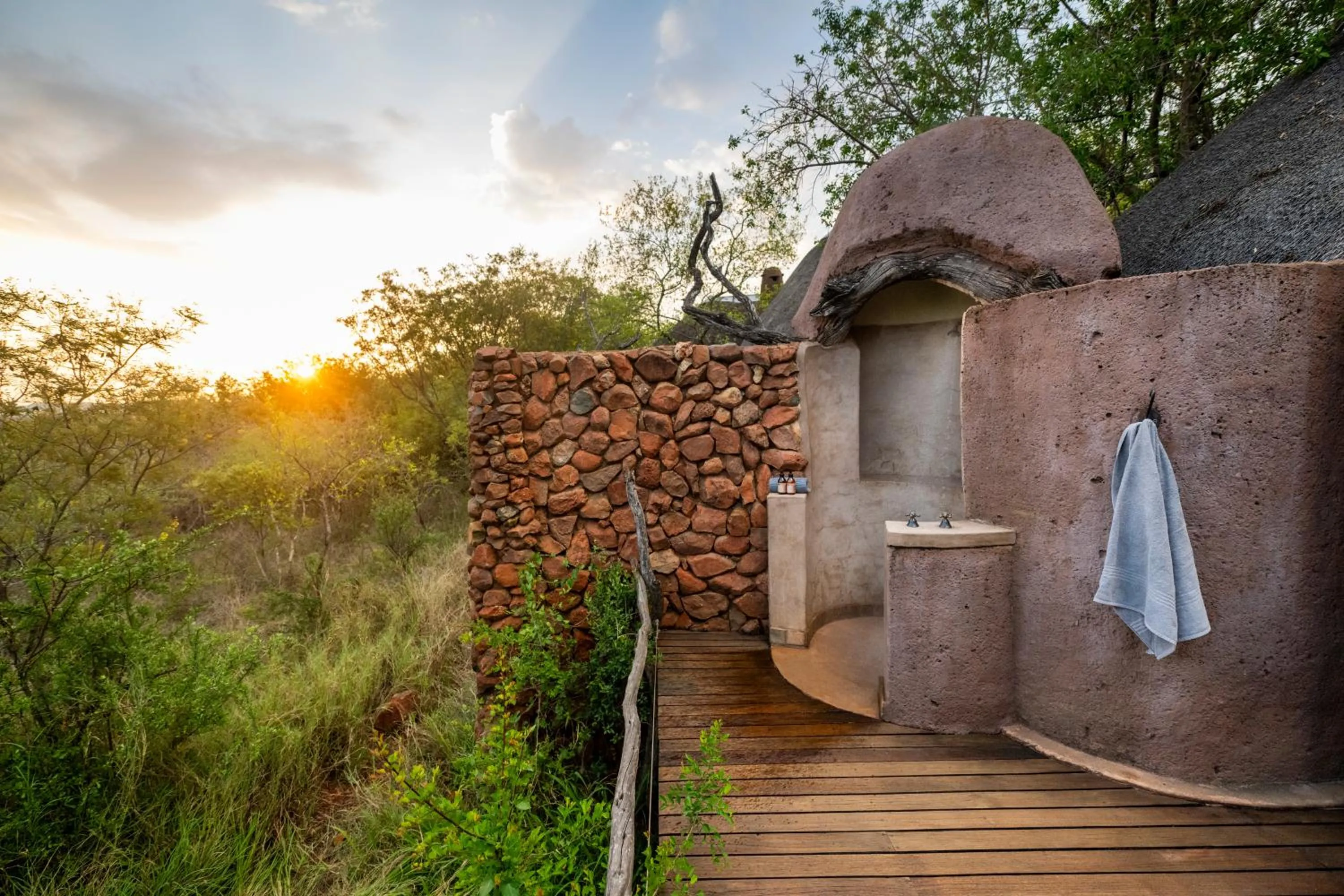 Shower in Madikwe Safari Lodge