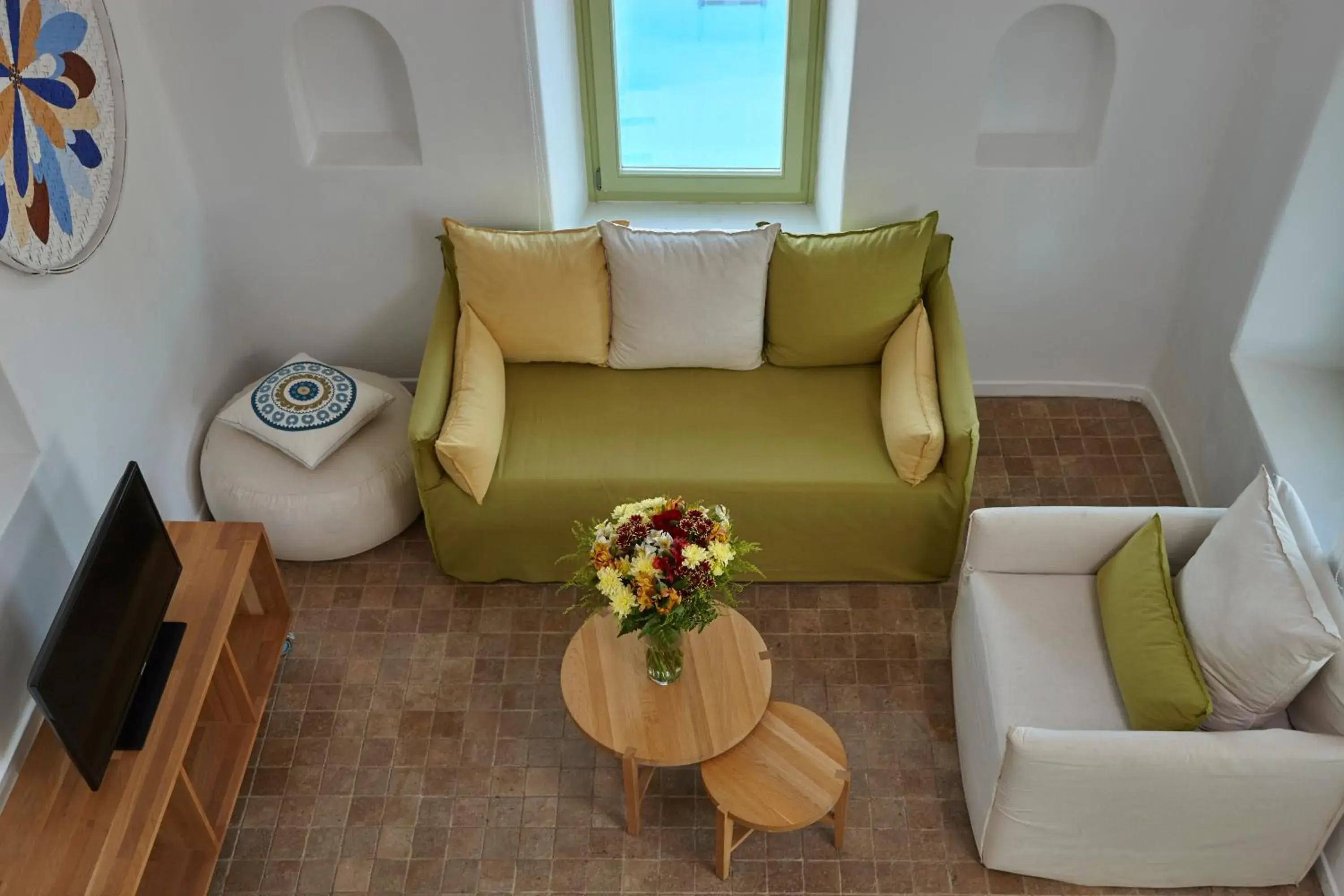 Living room in Villa Agrikoia Living room in Villa Agrikoia