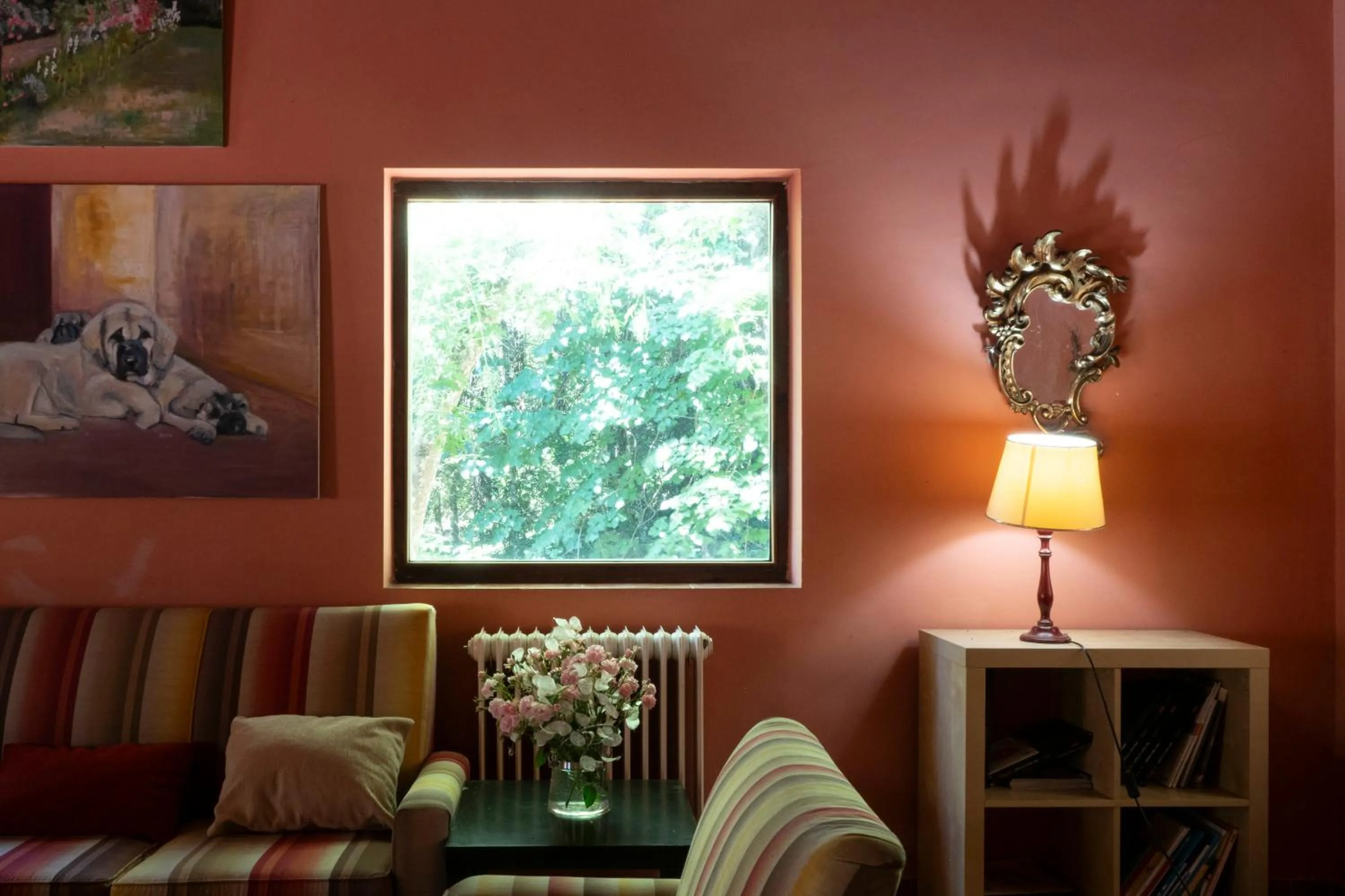Living room in Hotel rural El Jardin del Conde